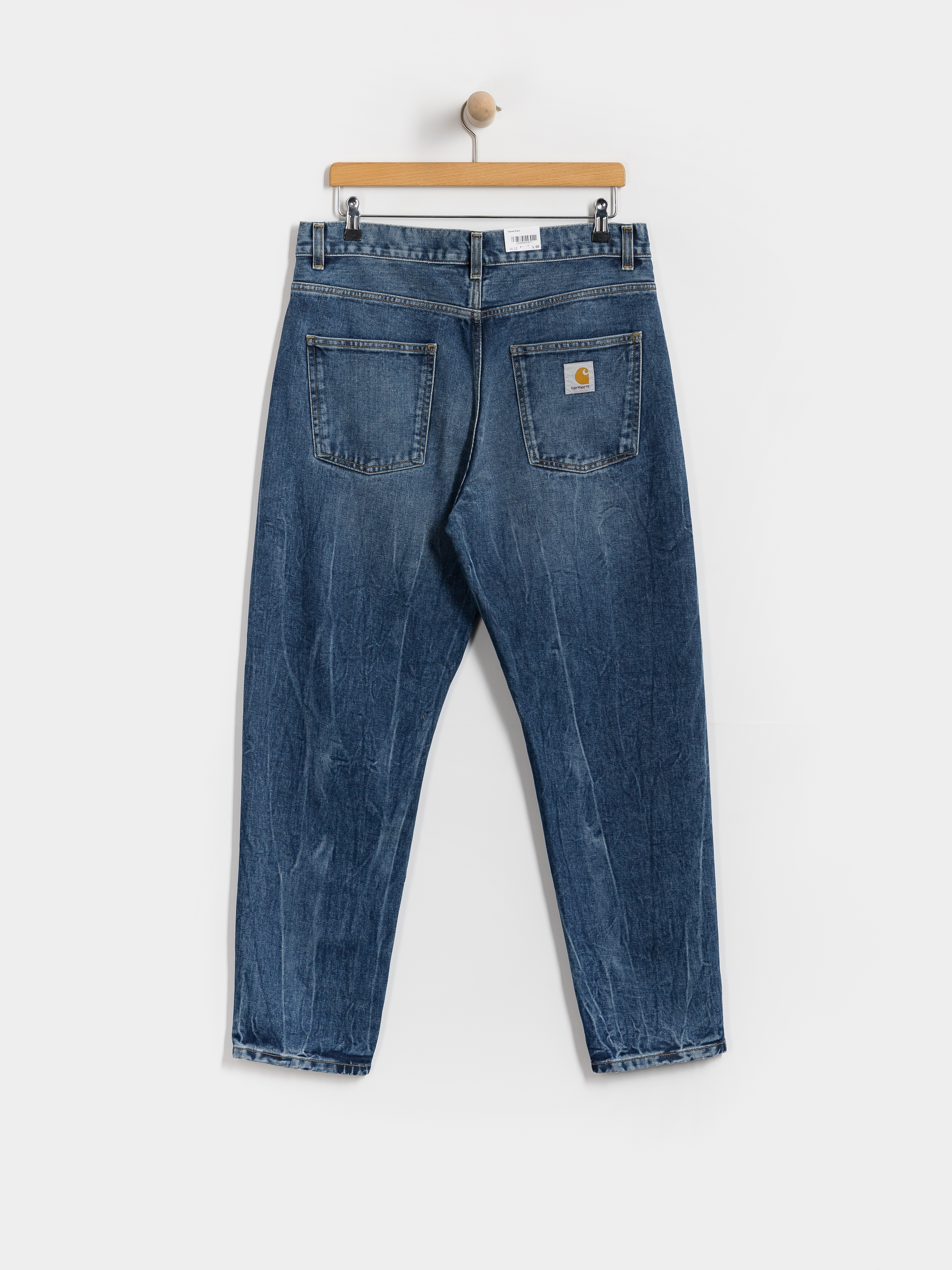 Carhartt WIP Newel Kisnadrág (blue/marble used wash)