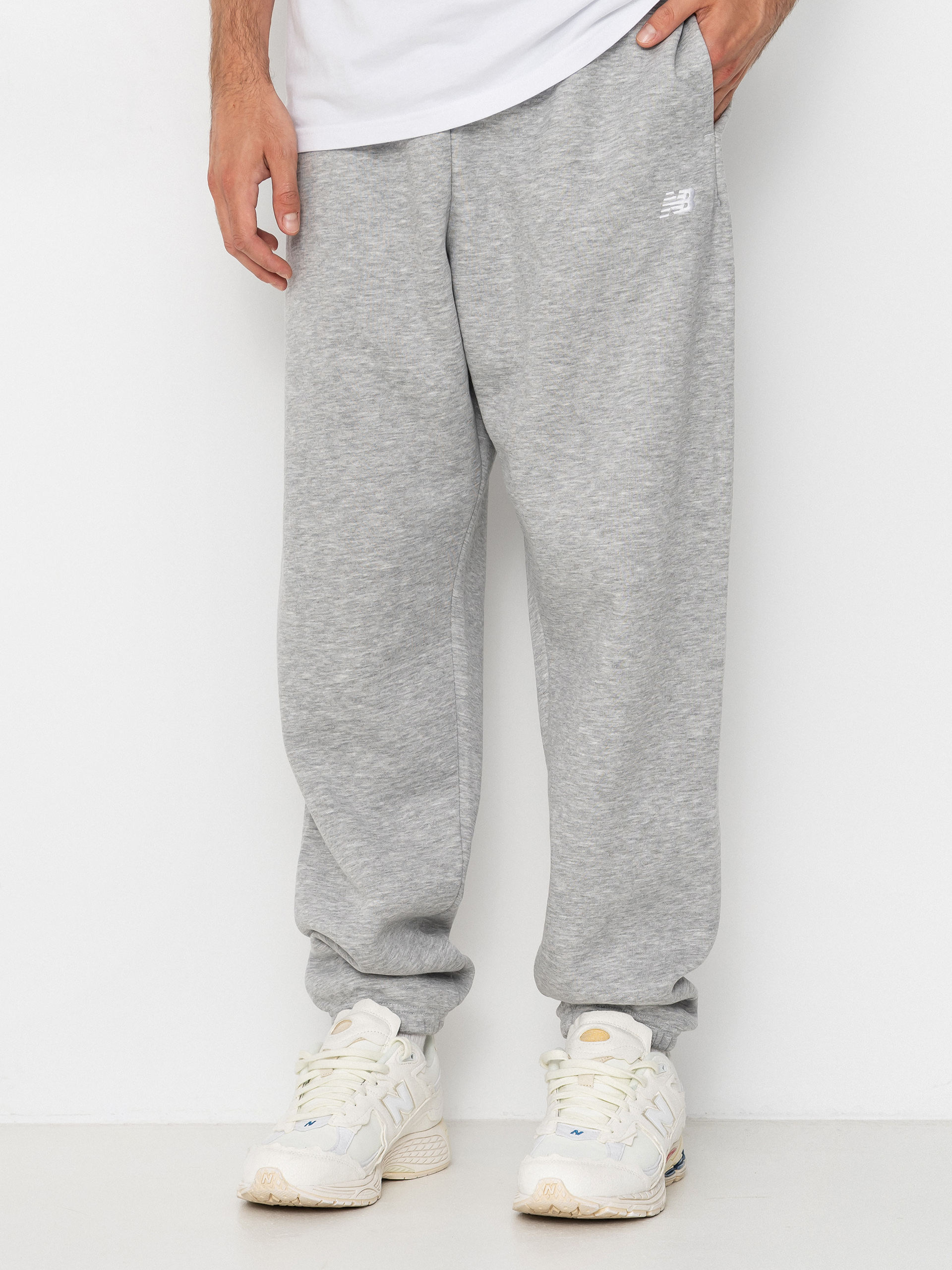 New Balance Sport Essentials Fleece Jogger Kisnadrág (athletic grey)