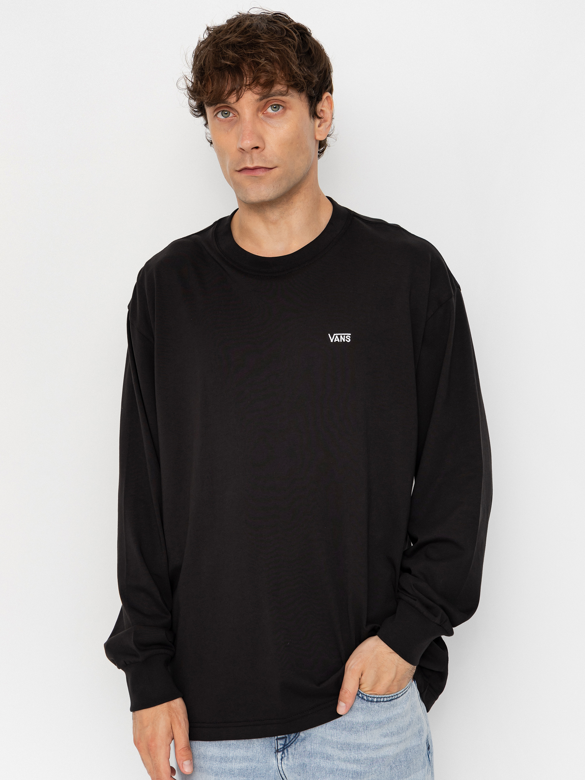 Vans Left Chest II Loose Hosszú ujjú felső (black)