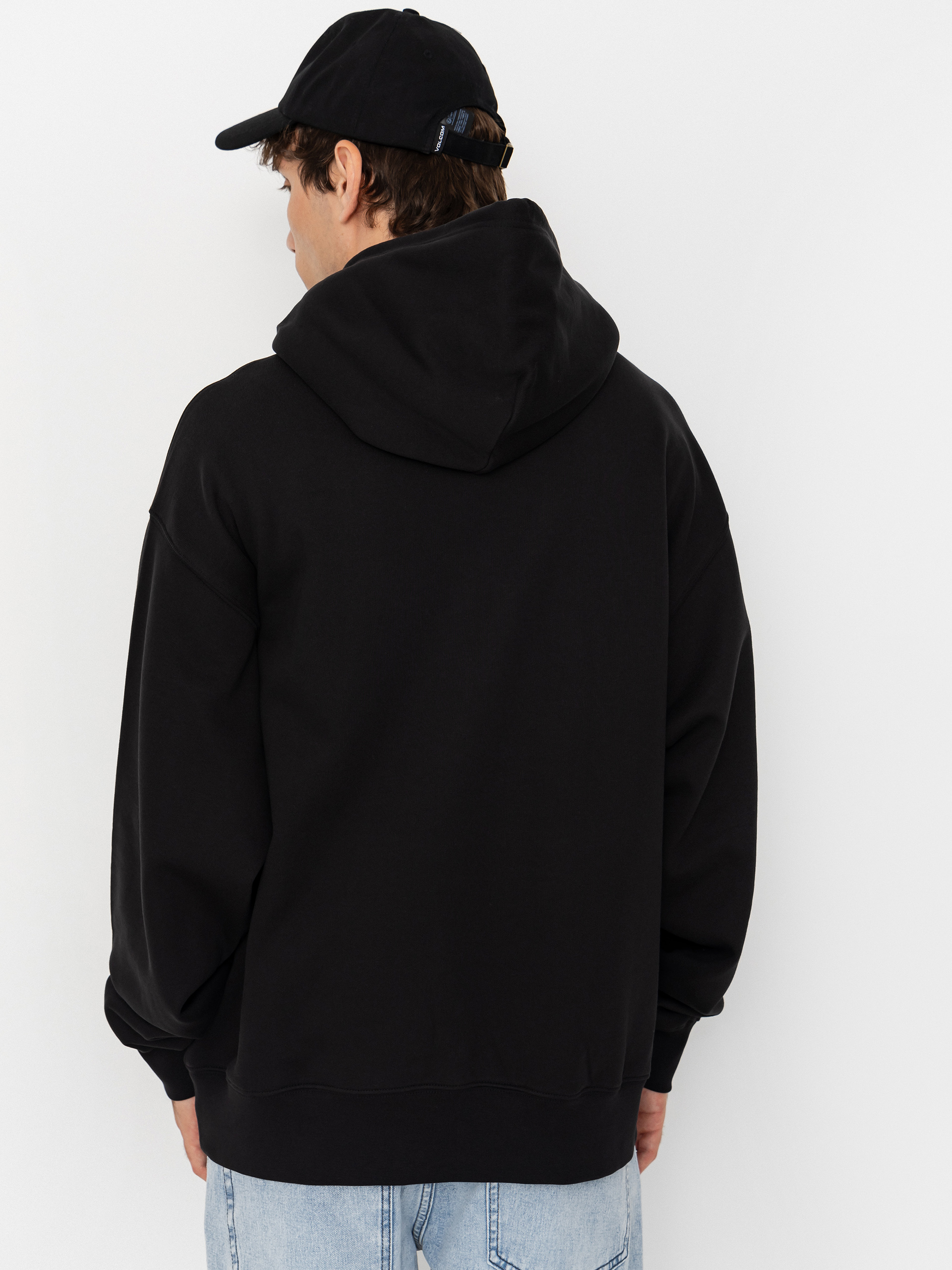 Kapucnis pulóver Vans Left Chest HD (black)