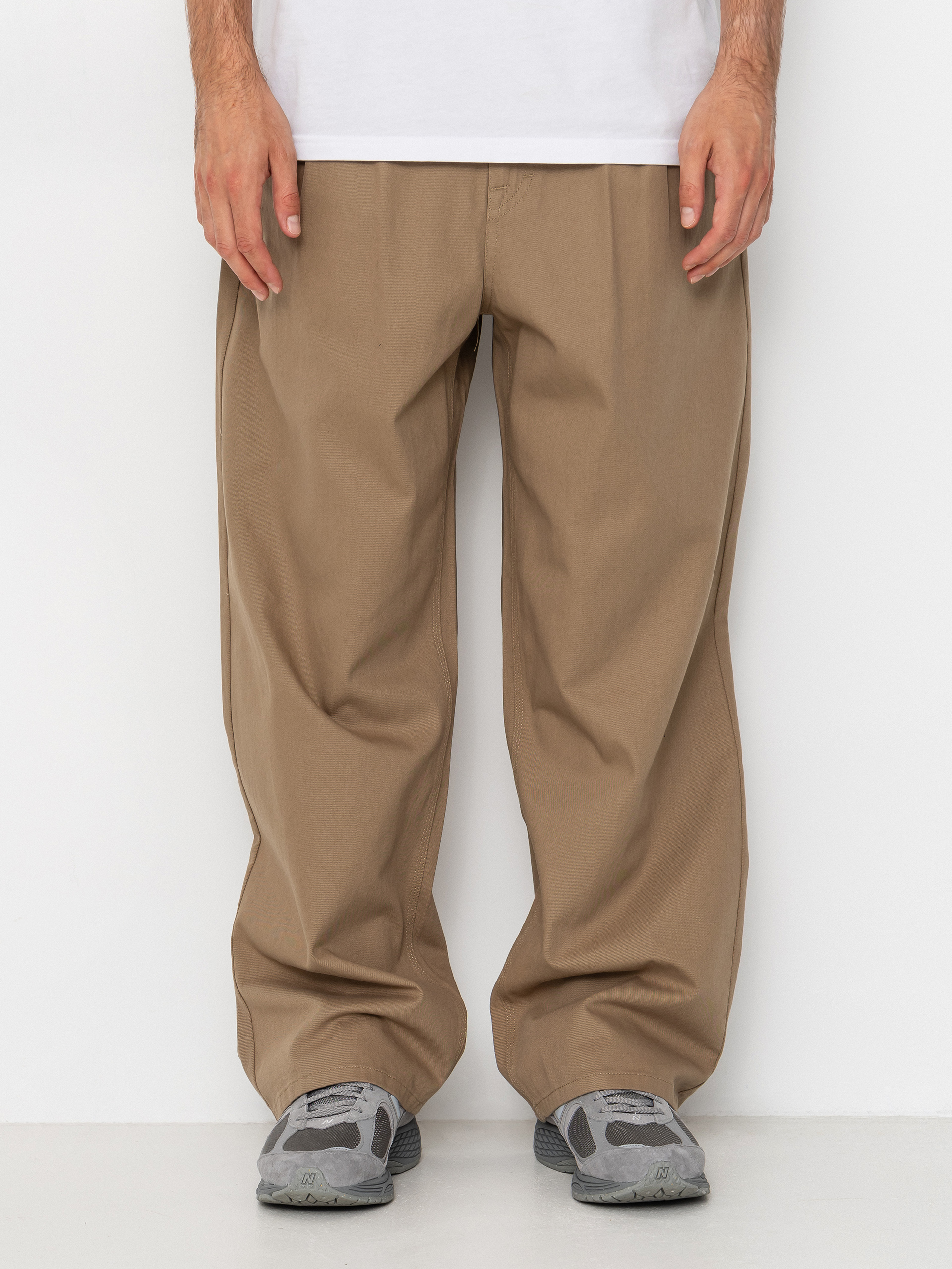 Volcom Baggos Pleat Kisnadrág (khaki)