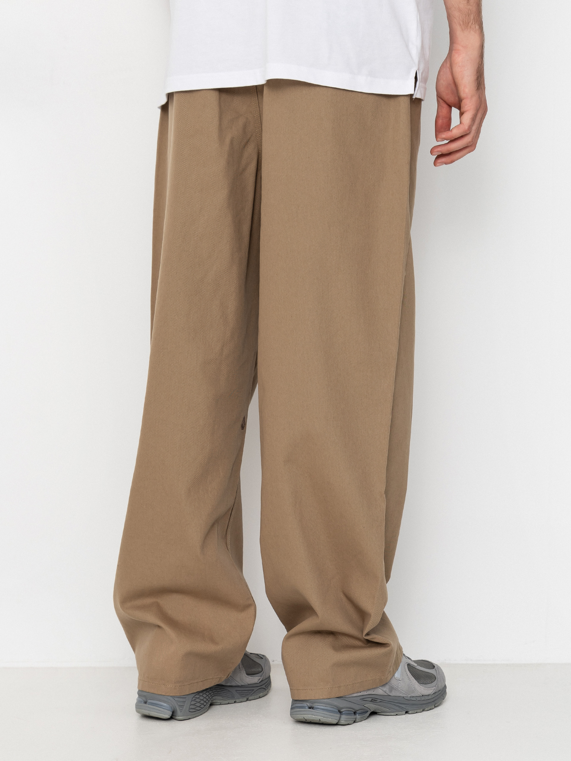 Volcom Baggos Pleat Kisnadrág (khaki)