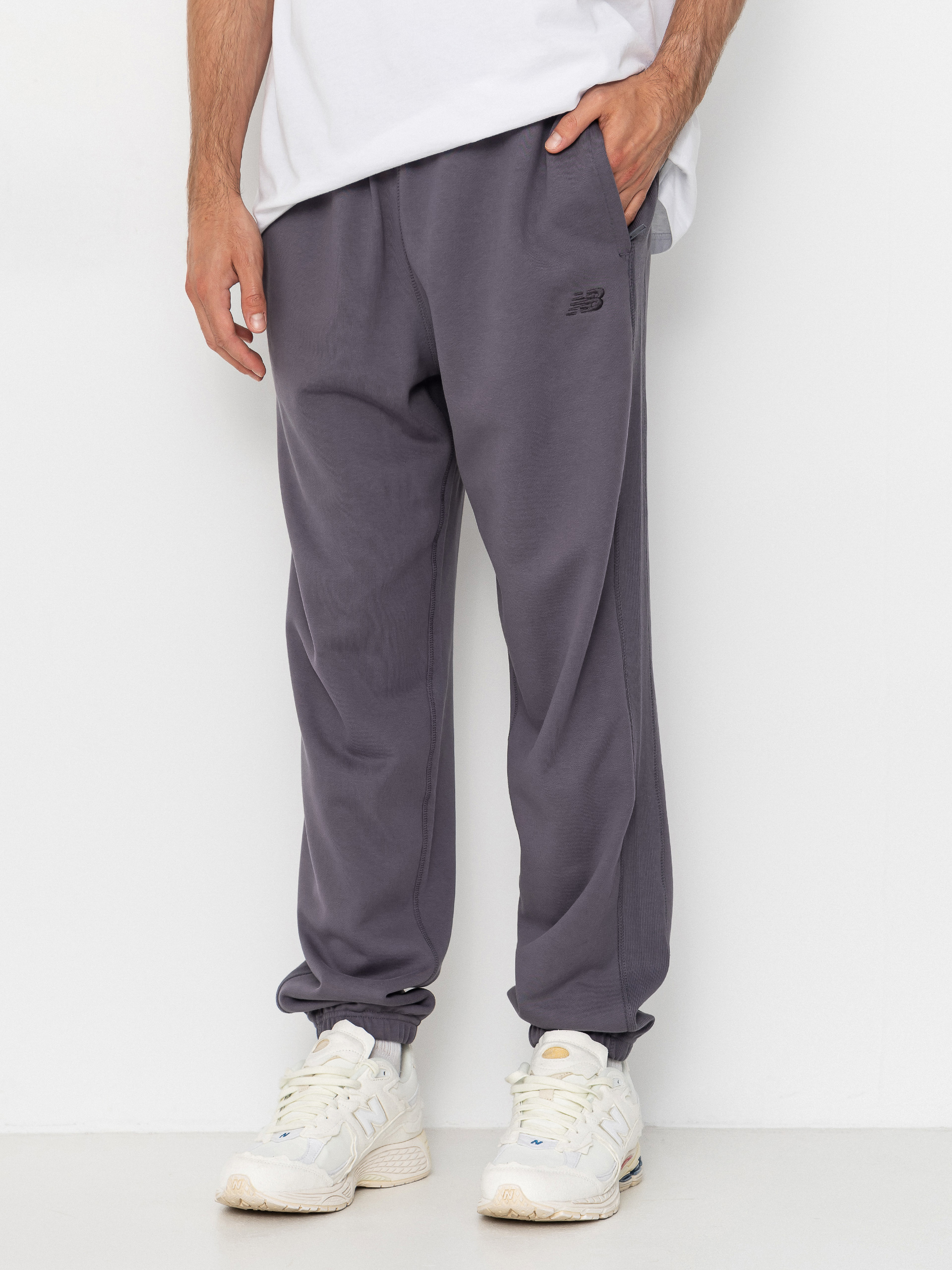 New Balance Athletics French Terry Jogger Kisnadrág (neptune grey)