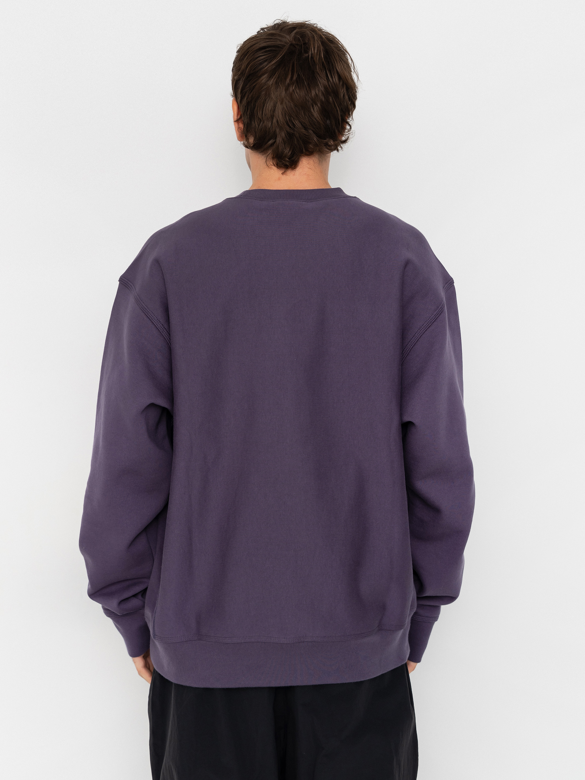 Carhartt WIP American Script Pulóver (shady purple)