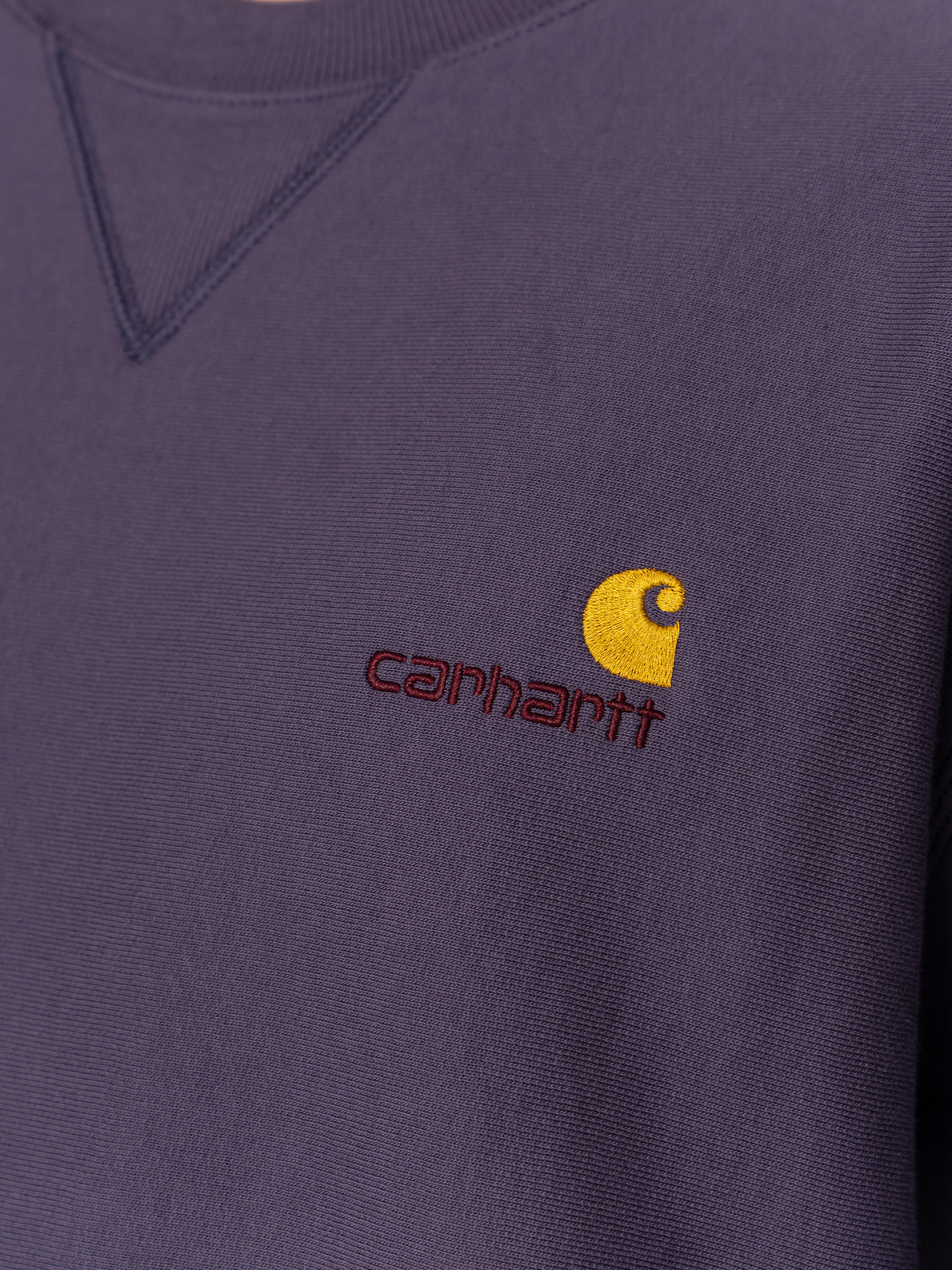 Carhartt WIP American Script Pulóver (shady purple)
