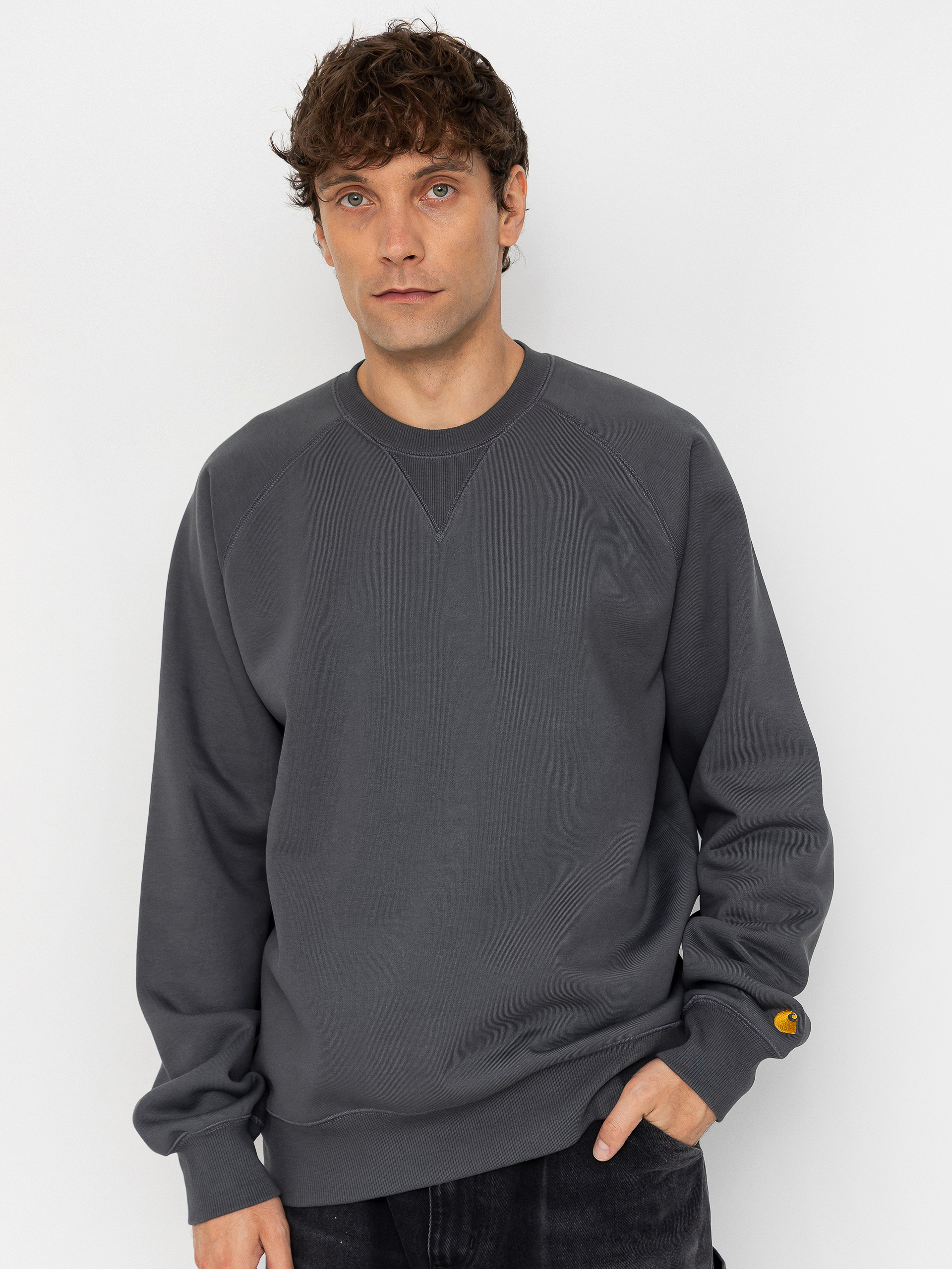 Carhartt WIP Chase Pulóver (styx/gold)