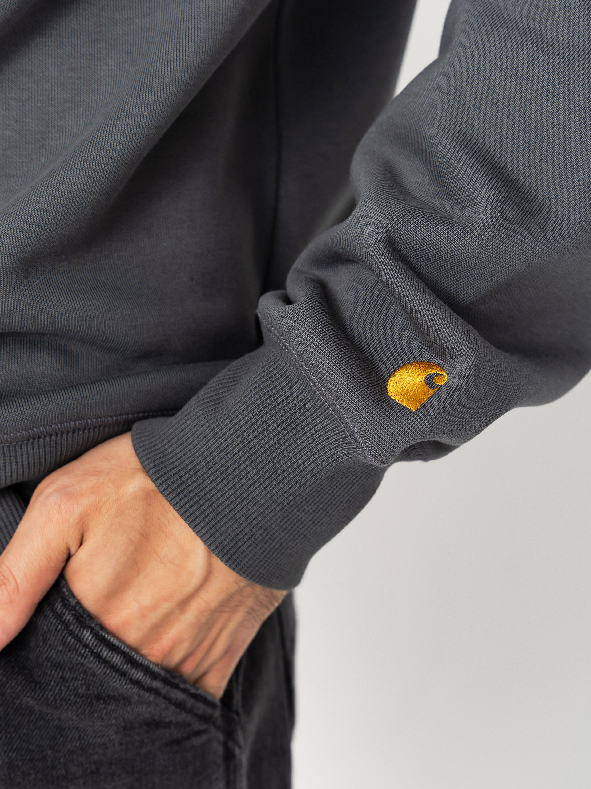 Carhartt WIP Chase Pulóver (styx/gold)