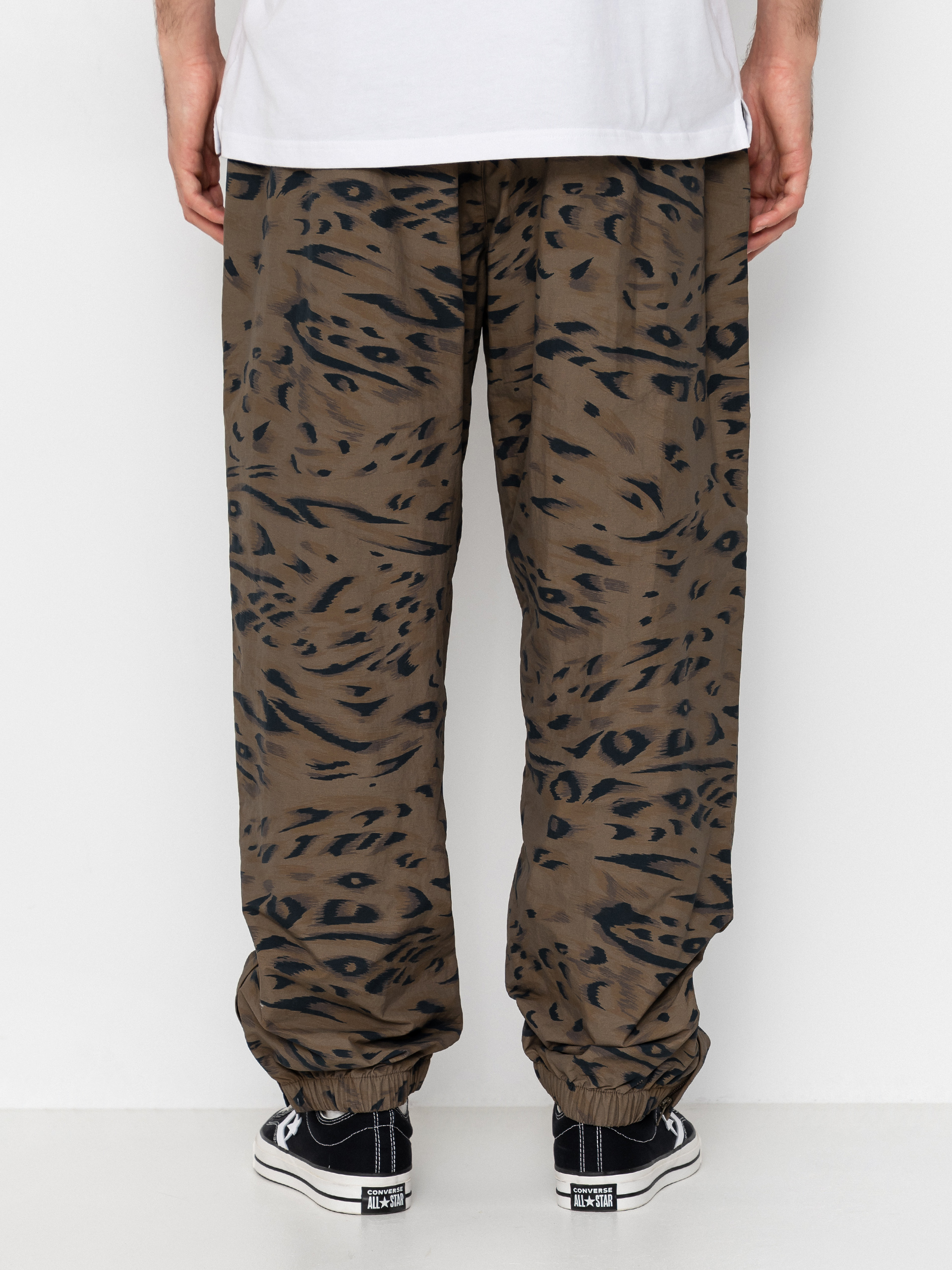Carhartt WIP Travon Kisnadrág (duck feather print cypress/black)