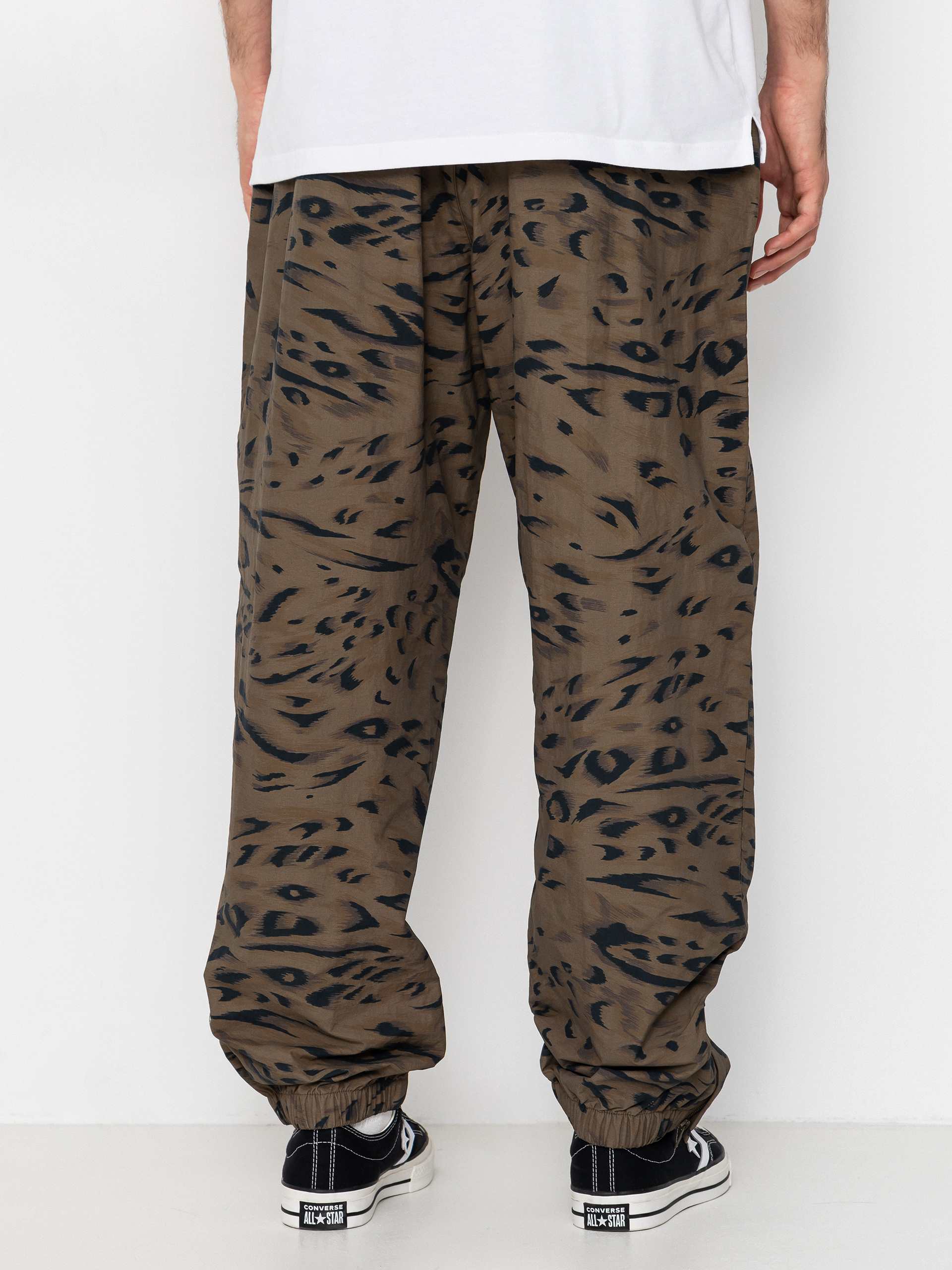 Carhartt WIP Travon Kisnadrág (duck feather print cypress/black)