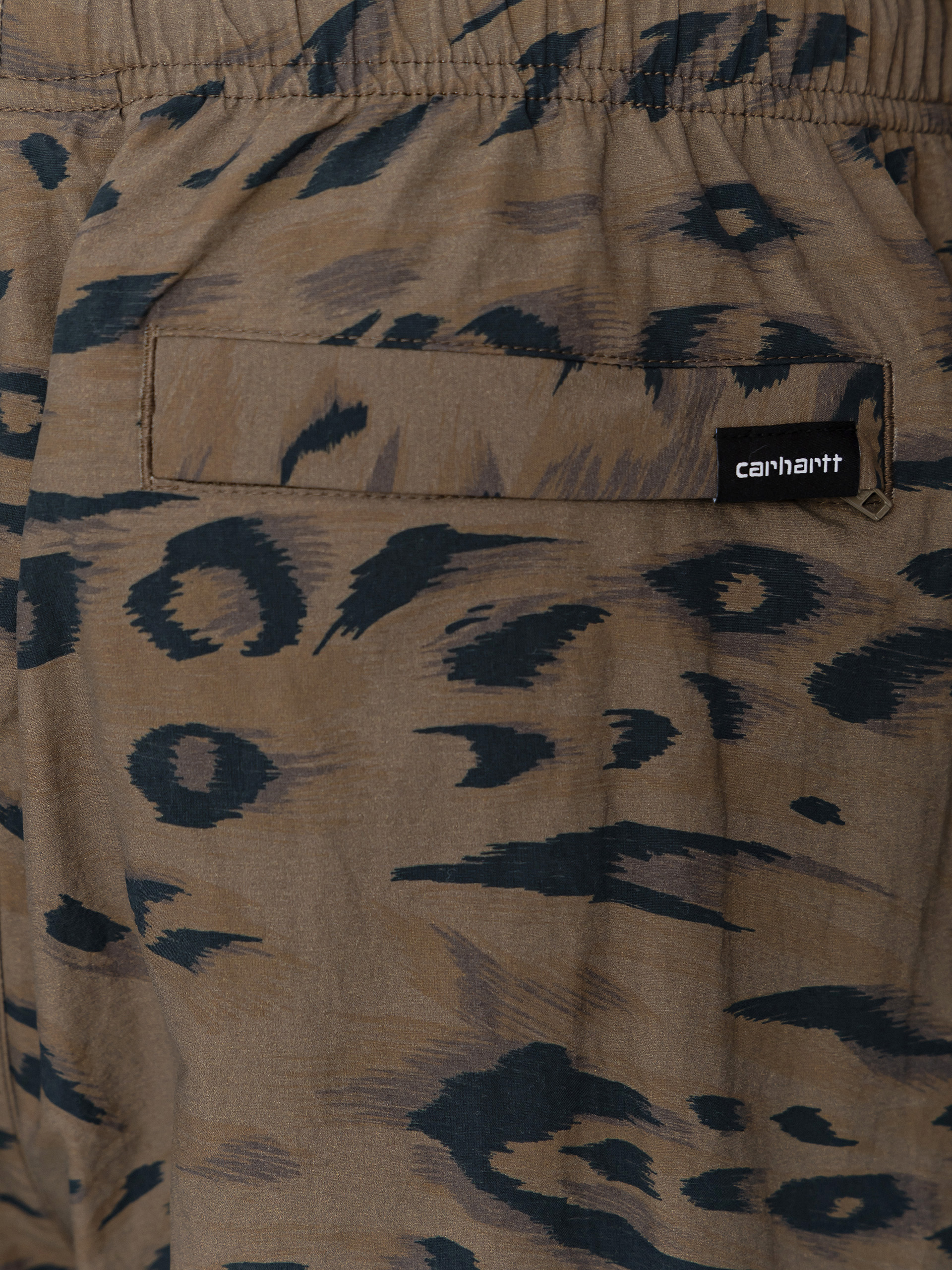 Carhartt WIP Travon Kisnadrág (duck feather print cypress/black)
