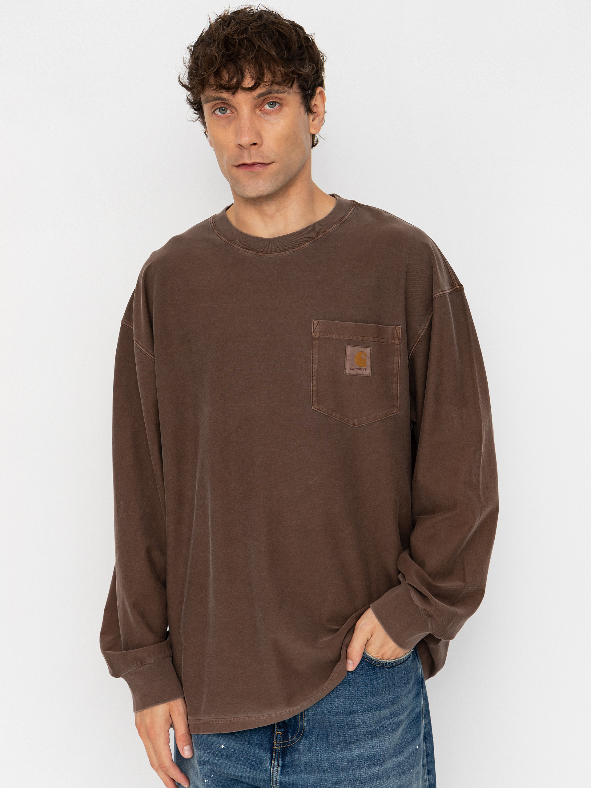 Carhartt WIP Loose Pocket Hosszu00fa ujju00fa felsu0151 (tobacco)
