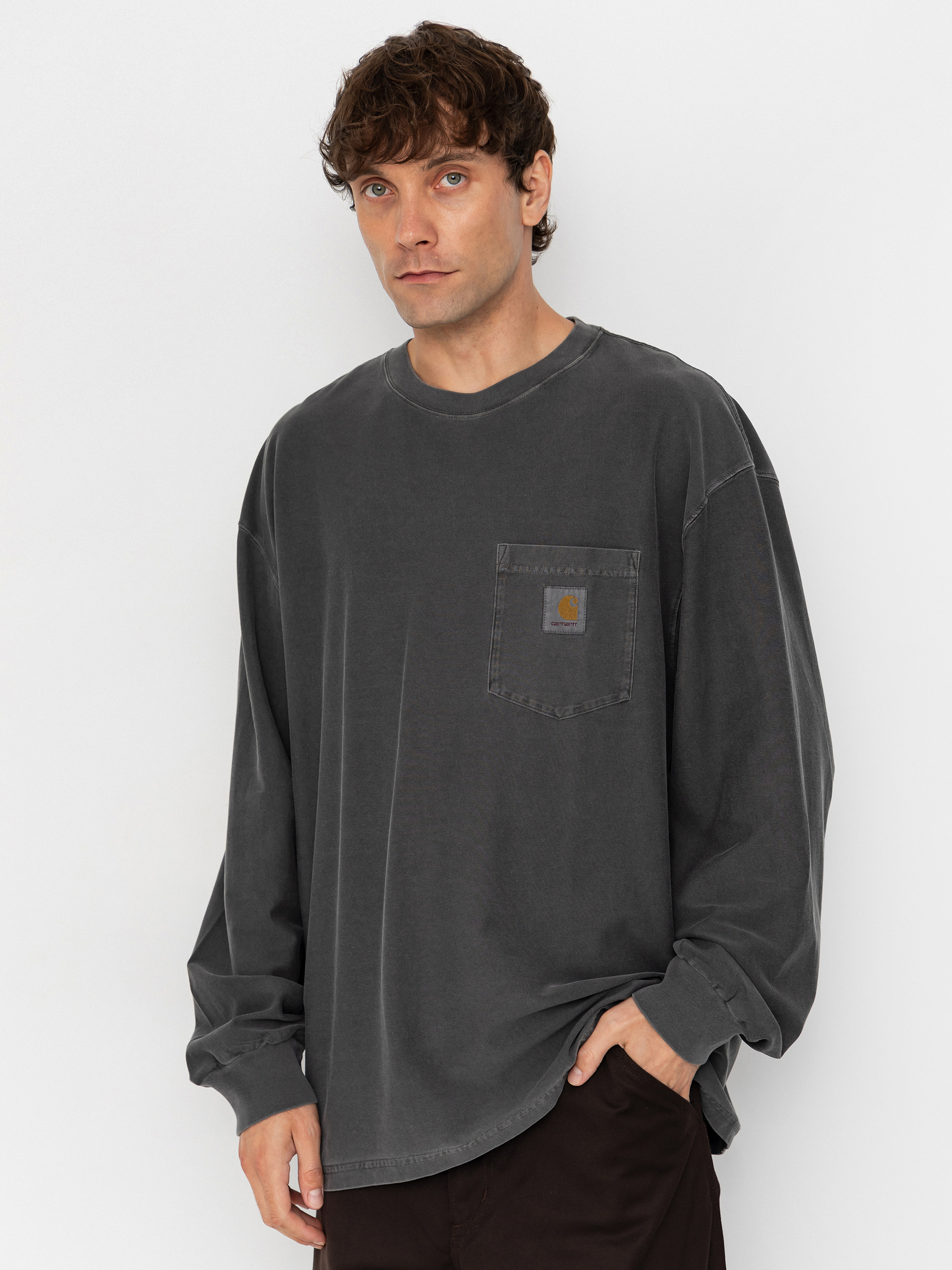 Carhartt WIP Loose Pocket Hosszu00fa ujju00fa felsu0151 (black)