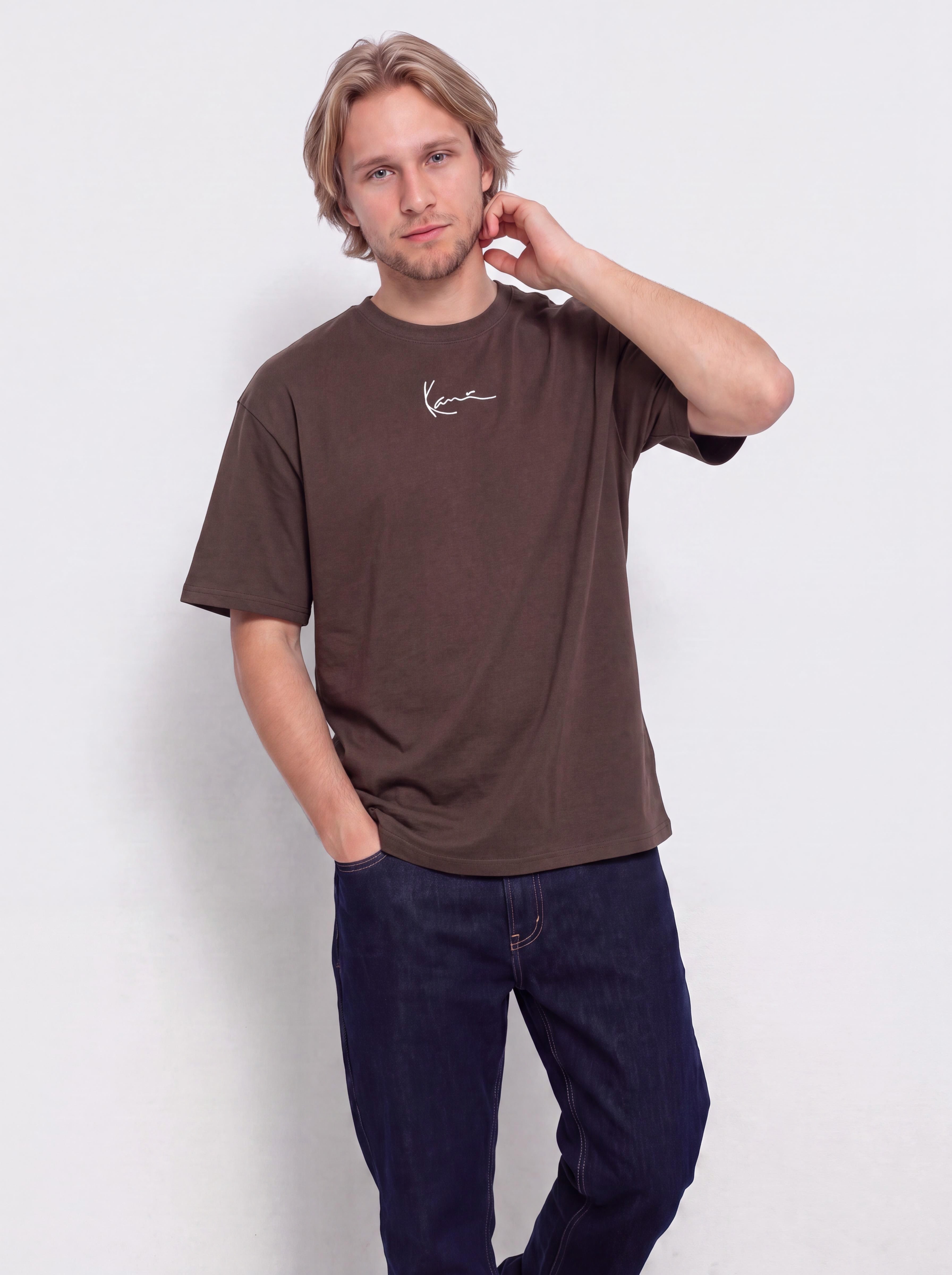 Karl Kani Small Signature Essential Pu00f3lu00f3 (brown)