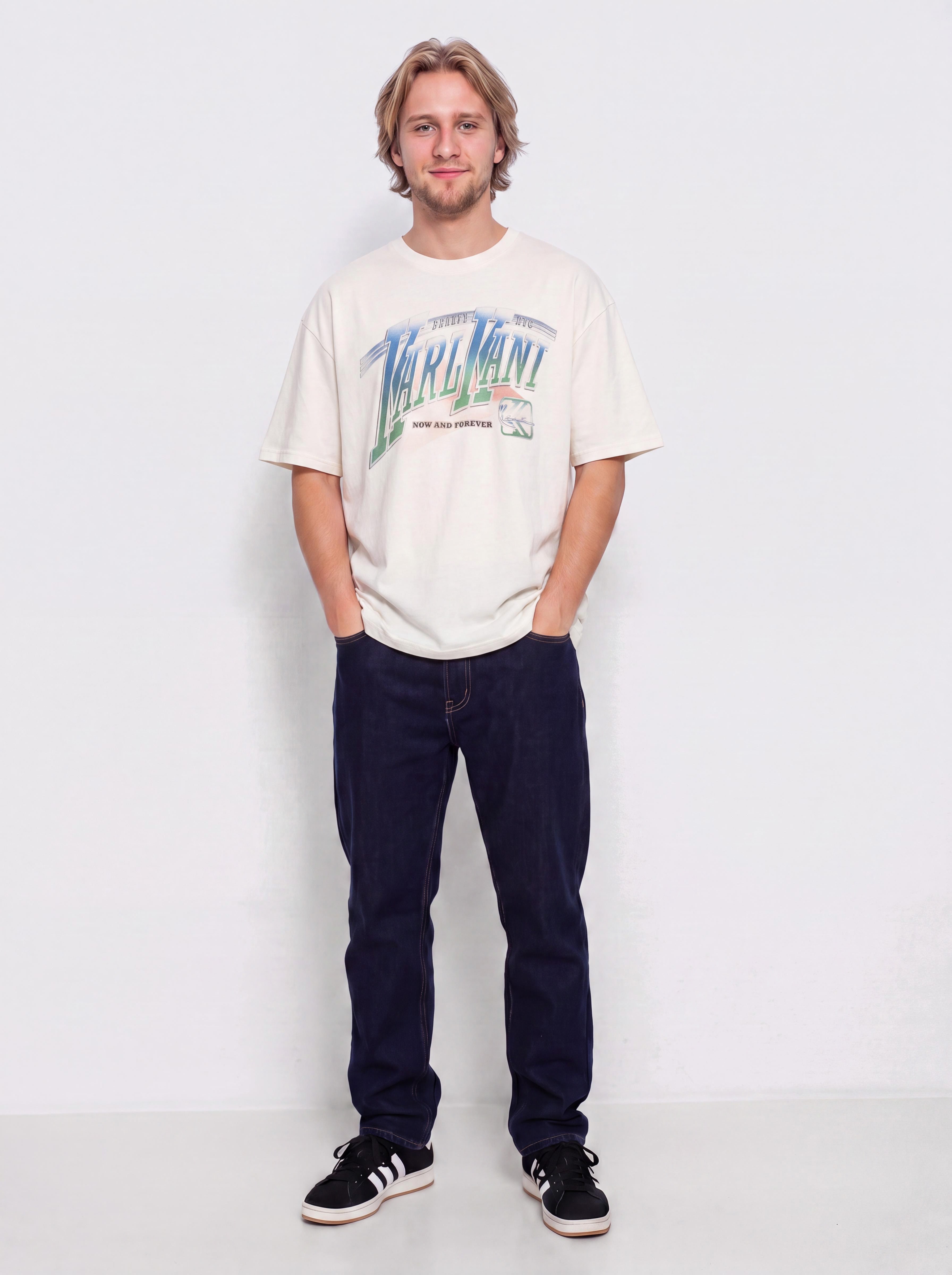 Karl Kani Sport Gradient Boxy Póló (white)