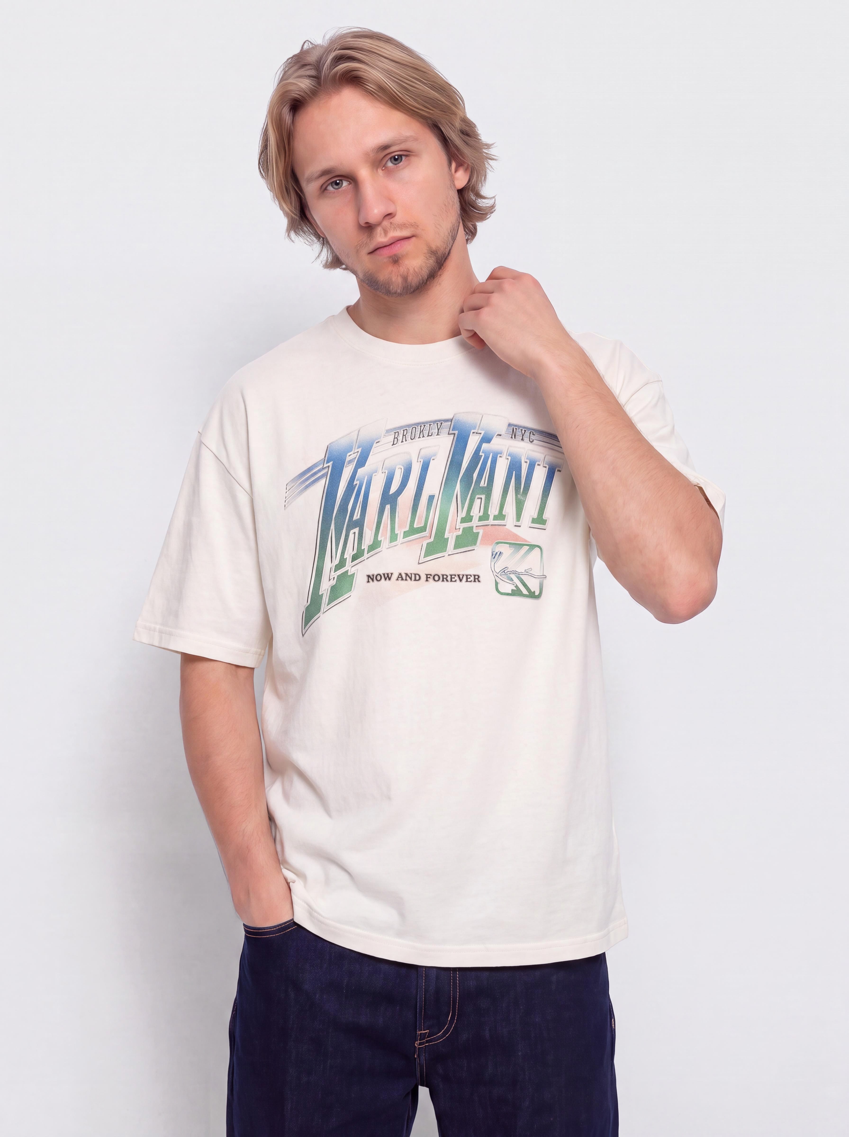 Karl Kani Sport Gradient Boxy Póló (white)