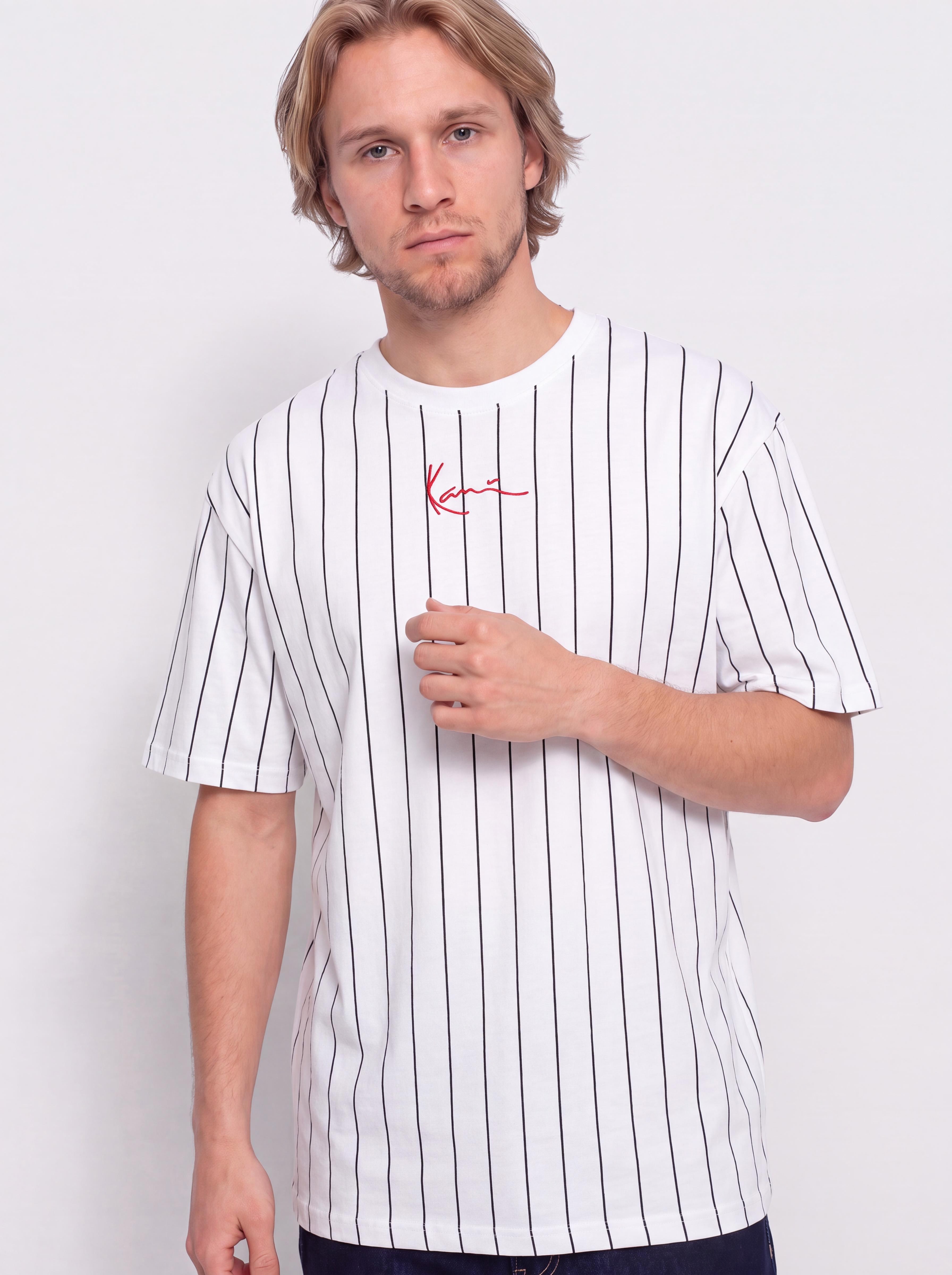 Karl Kani Small Signature Pinstripe Póló