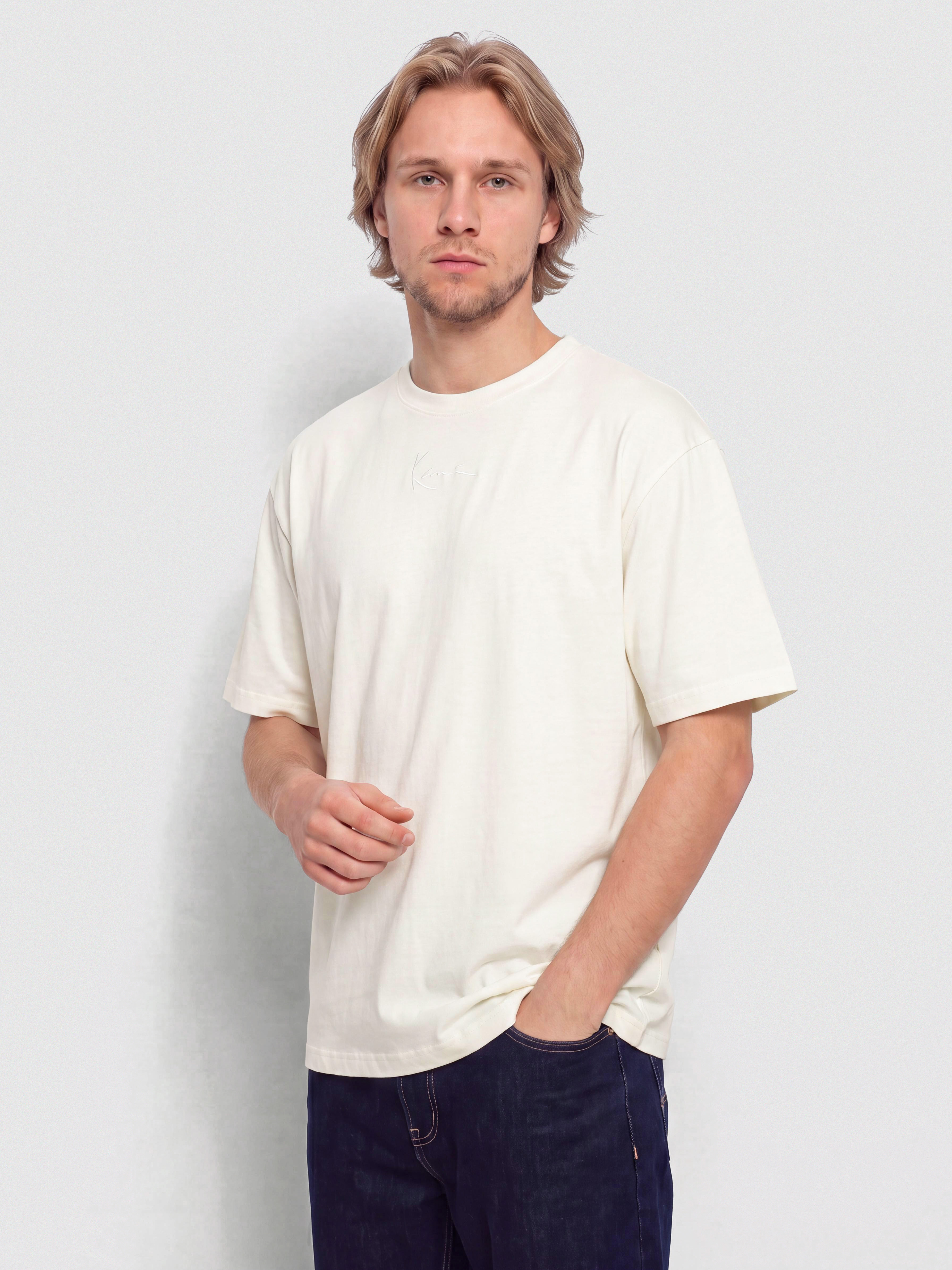 Karl Kani Small Signature Essential Póló (off white)