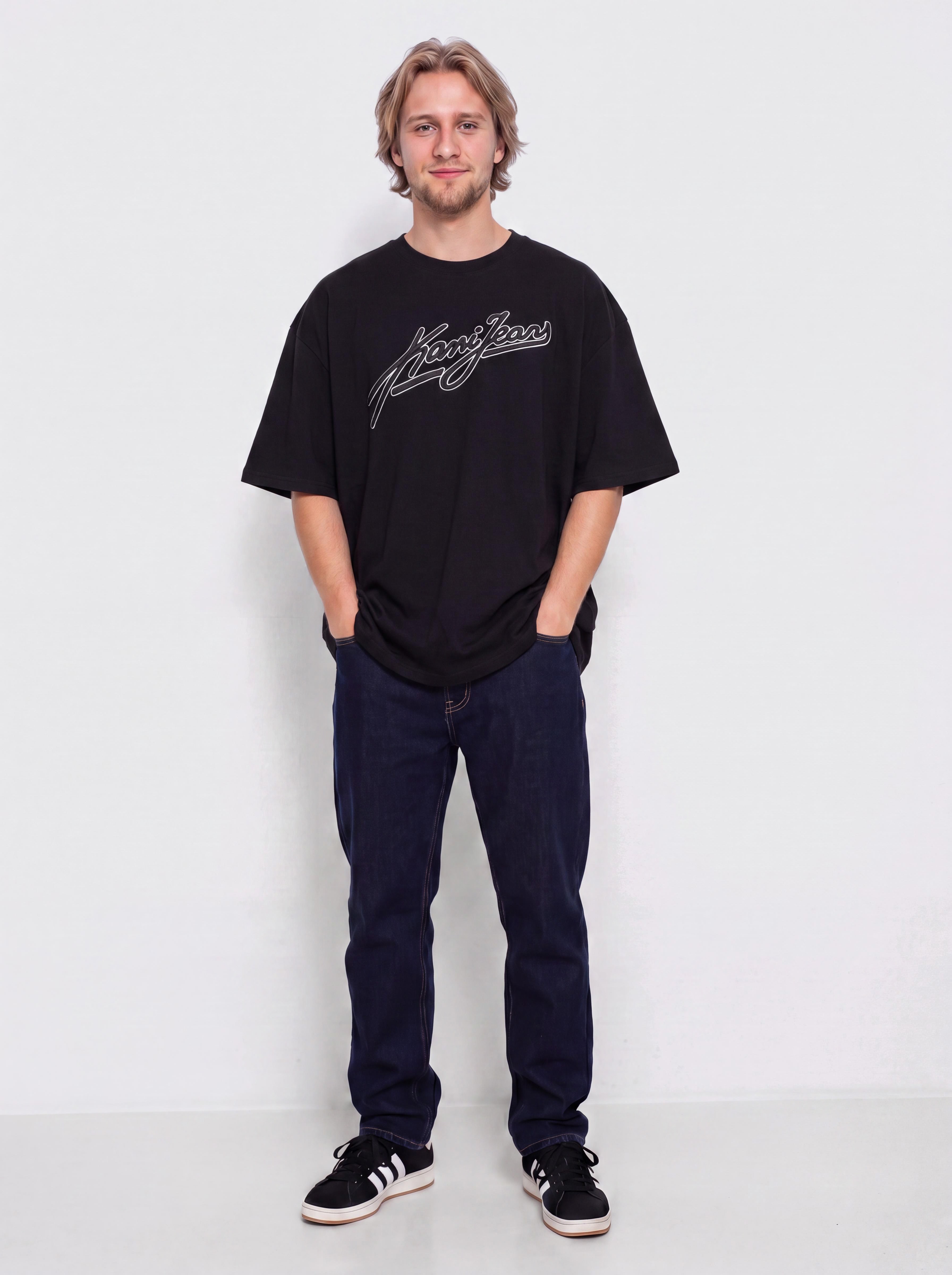 Karl Kani Jeans Oversized Póló (black)