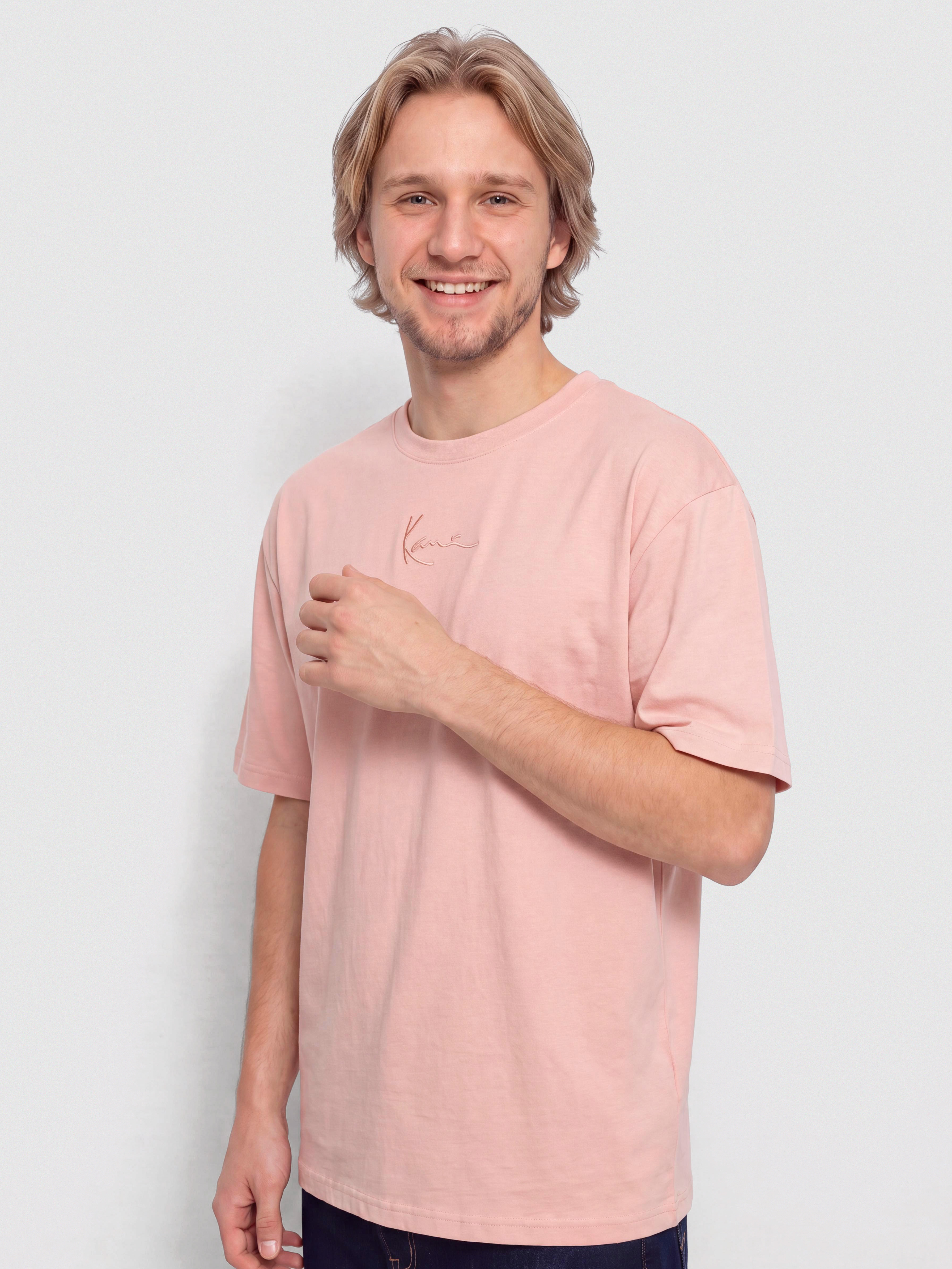 Karl Kani Small Signature Essential Póló (pink)
