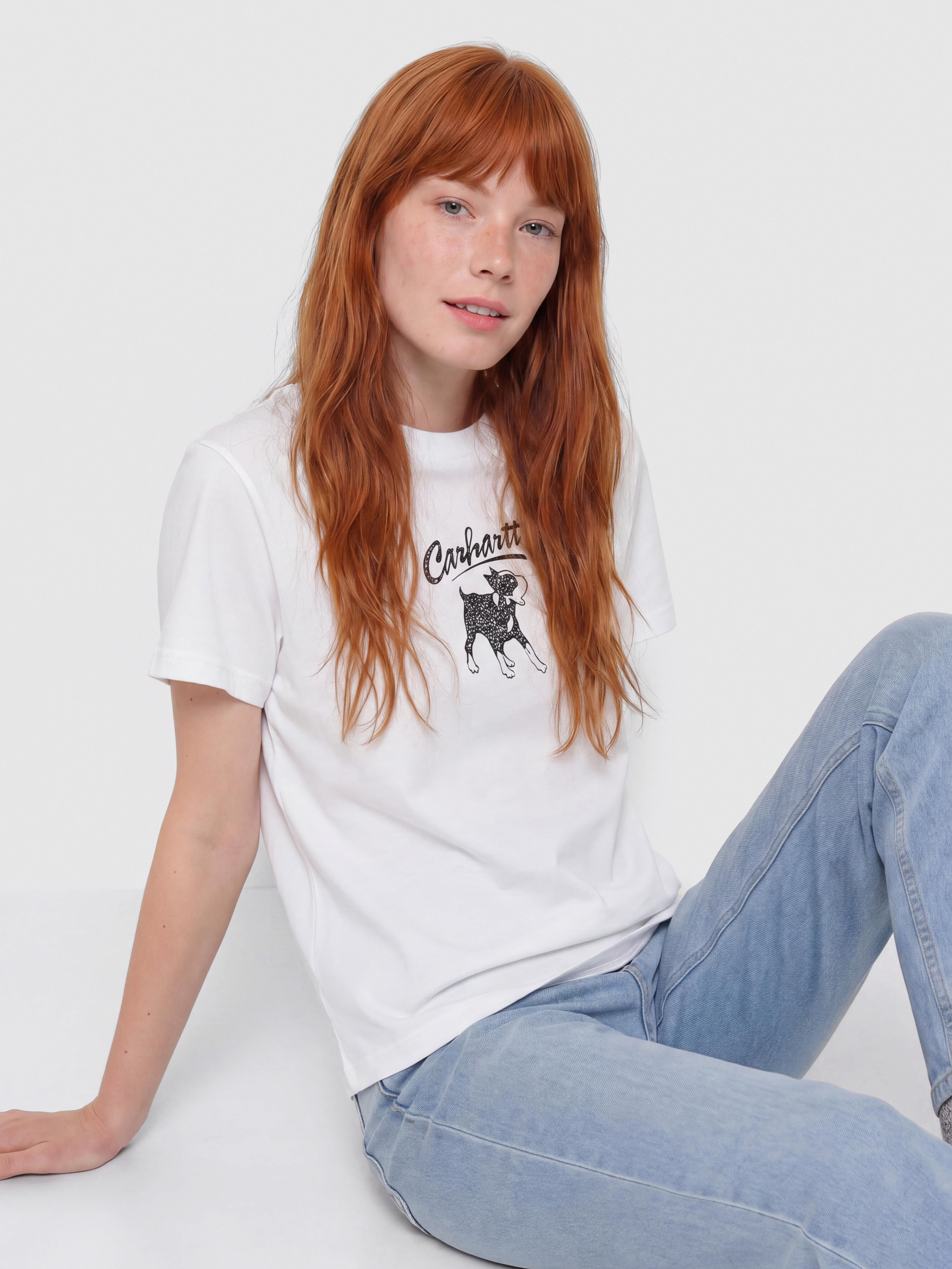 Póló Carhartt WIP Pup Wmn (white)