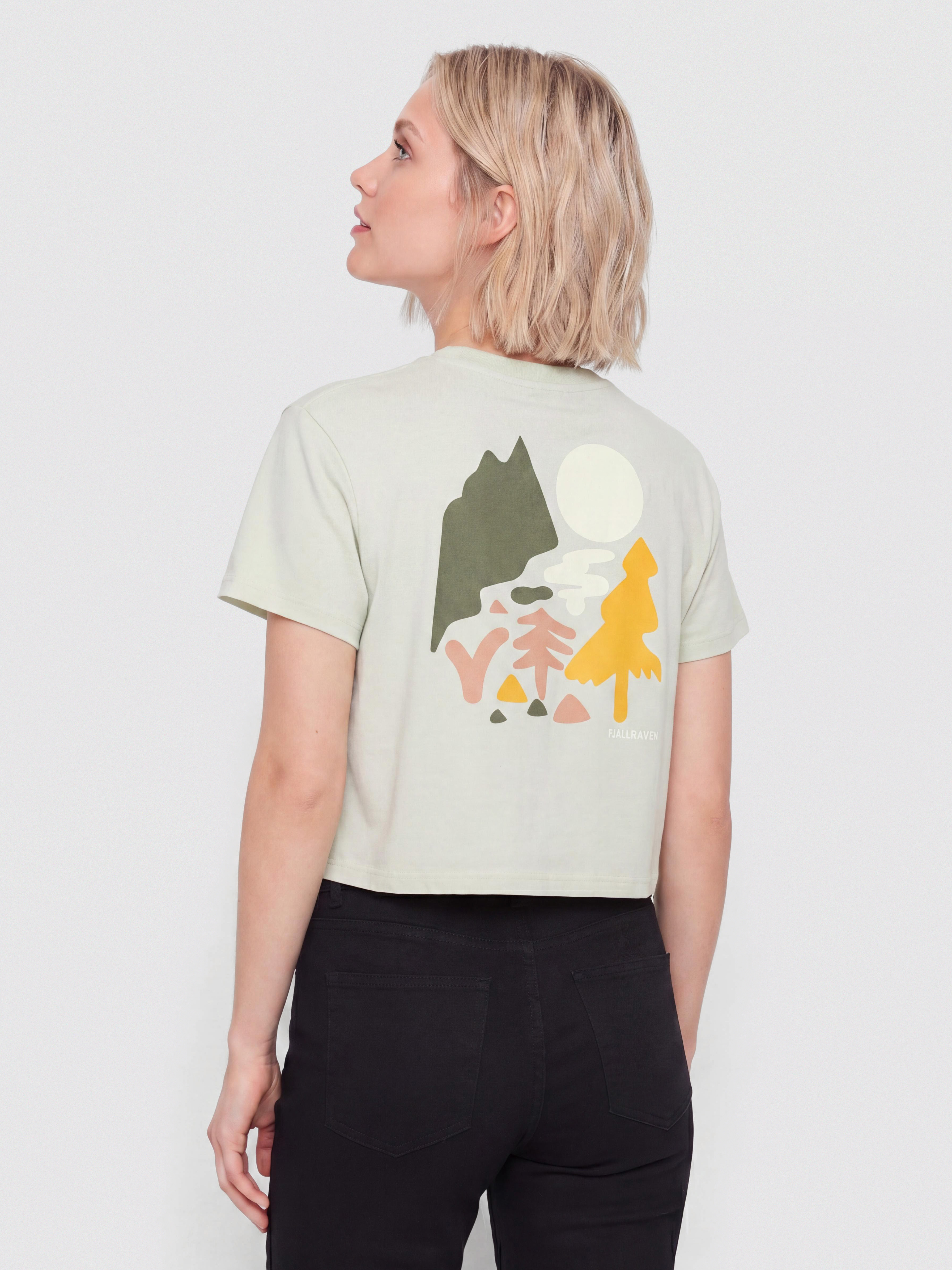 Póló Fjallraven Forest Walk Wmn (soft jade)
