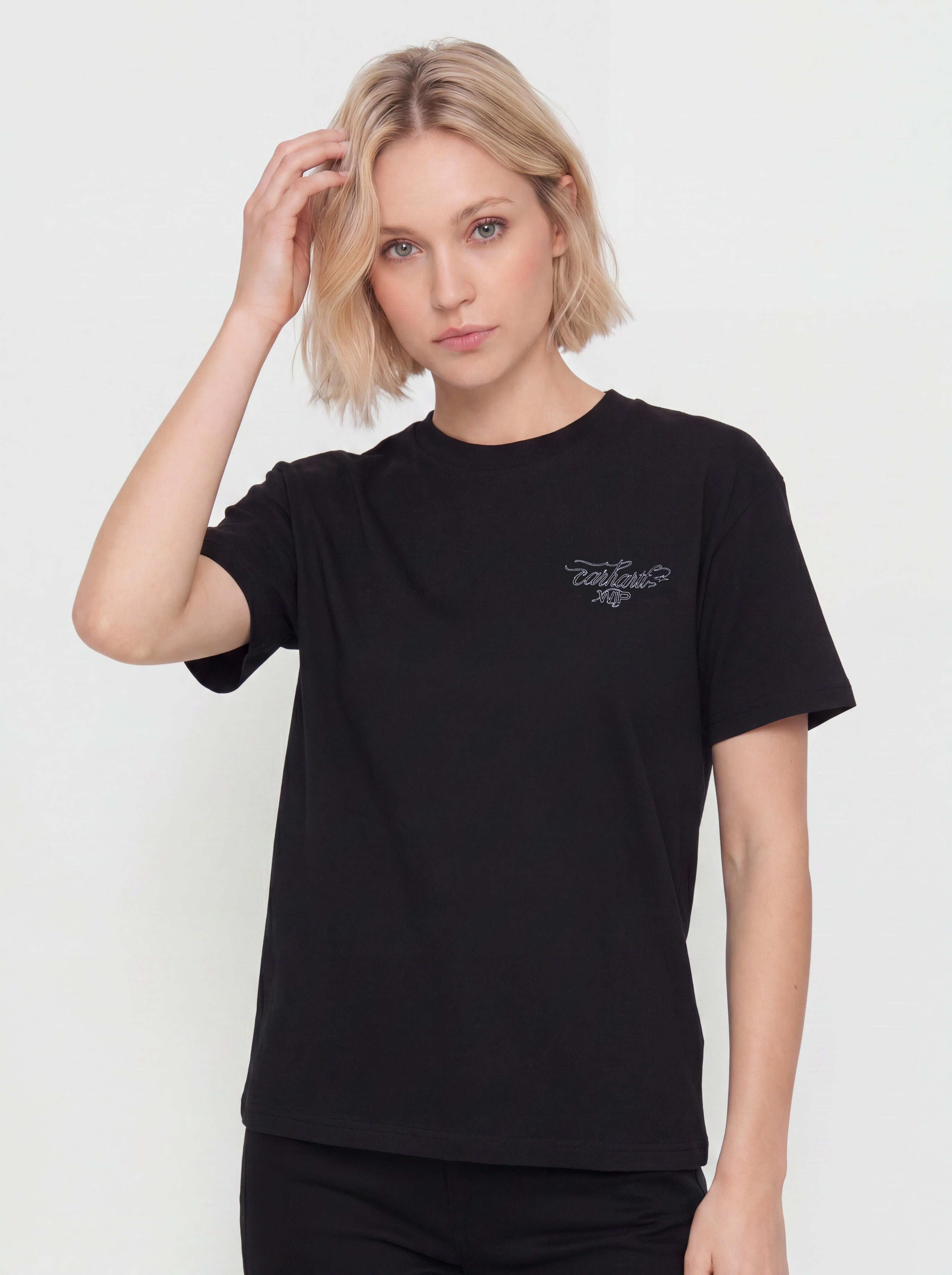 Póló Carhartt WIP Julia Klenovsky Wmn (black)