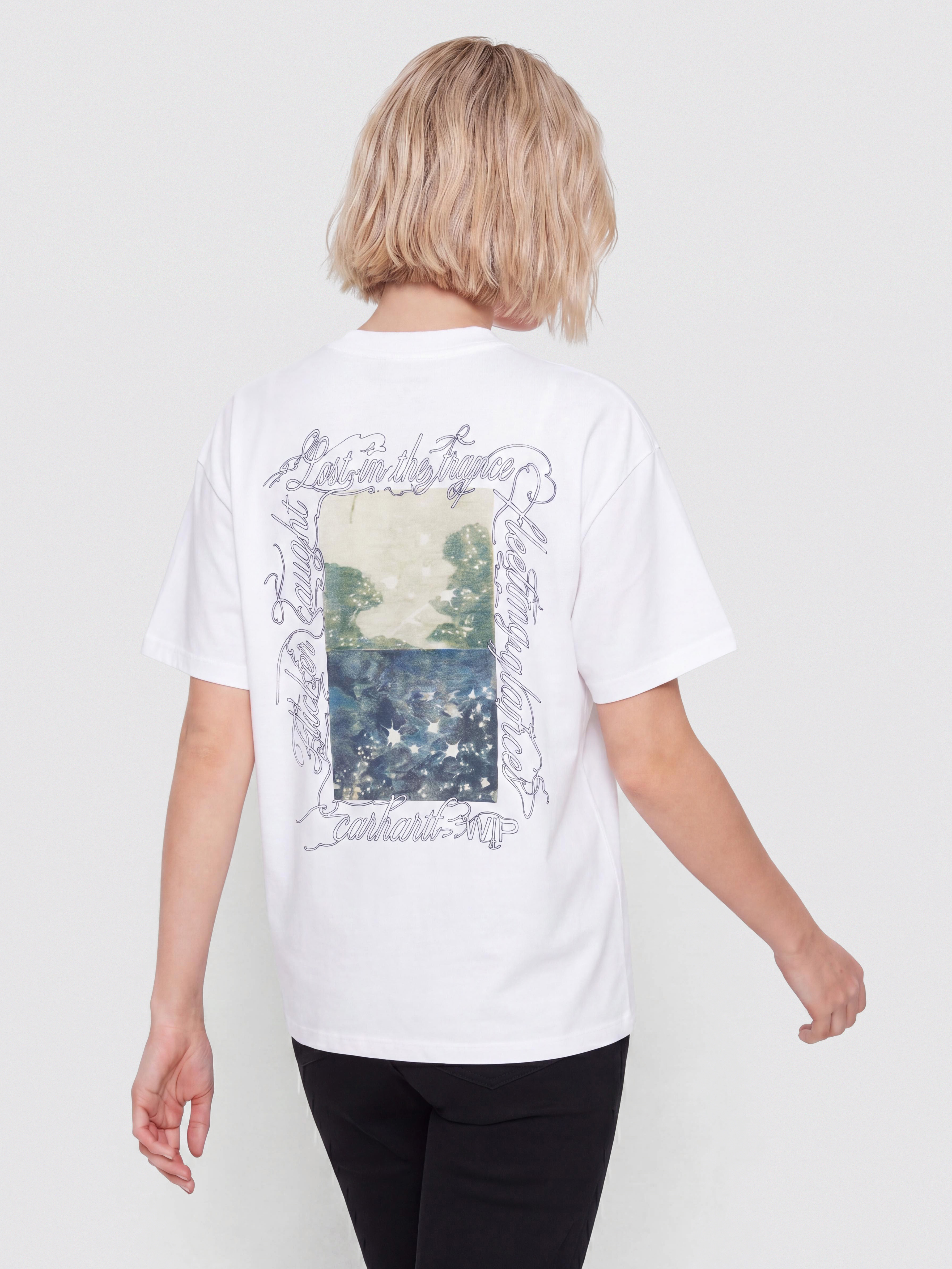 Póló Carhartt WIP Julia Klenovsky Wmn (white)