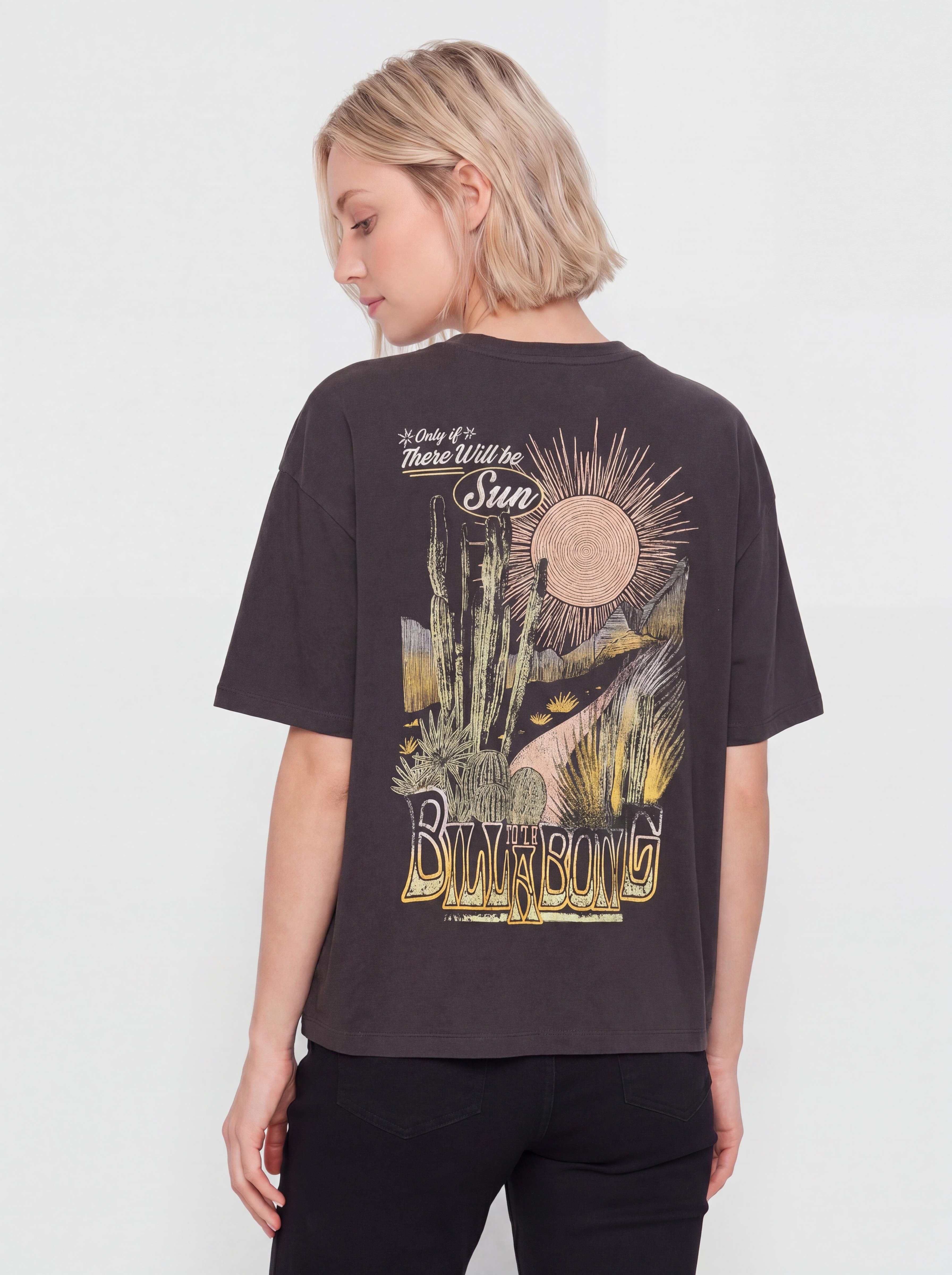 Billabong Sun Chasing Wmn Póló (off black)