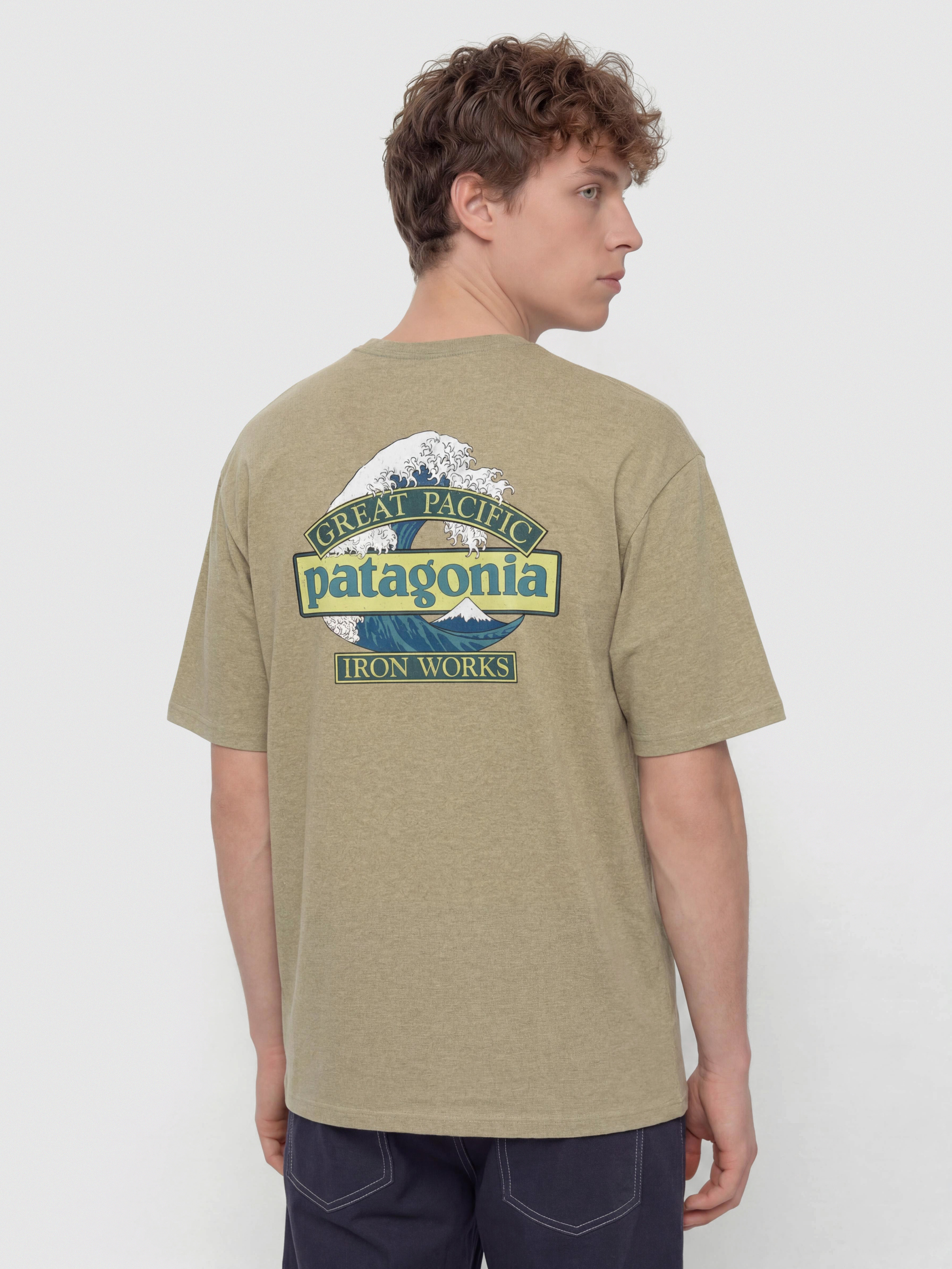 Patagonia Great Waves Póló (gumtree green)