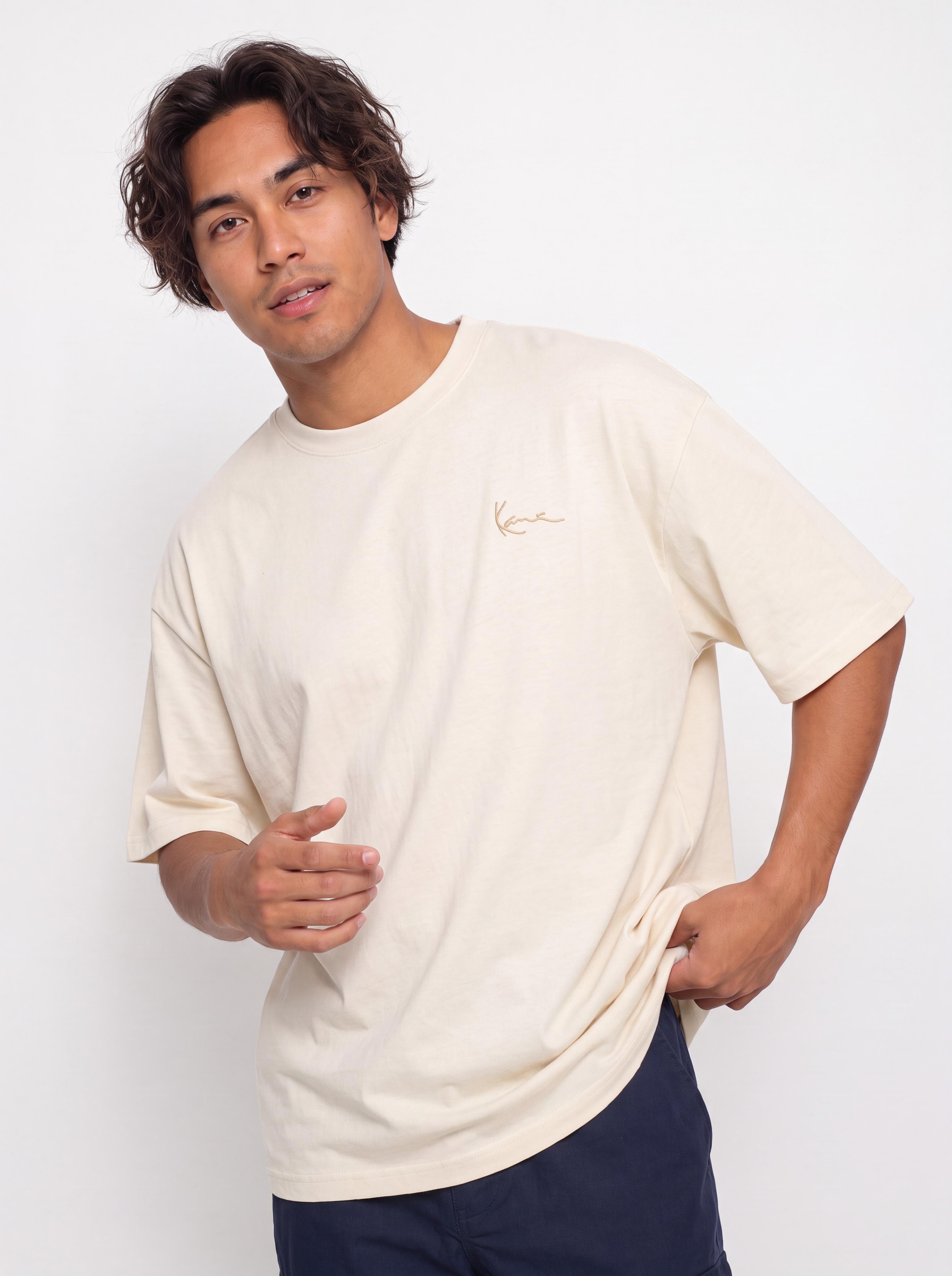 Karl Kani Signature Washed Oversized Póló (white)