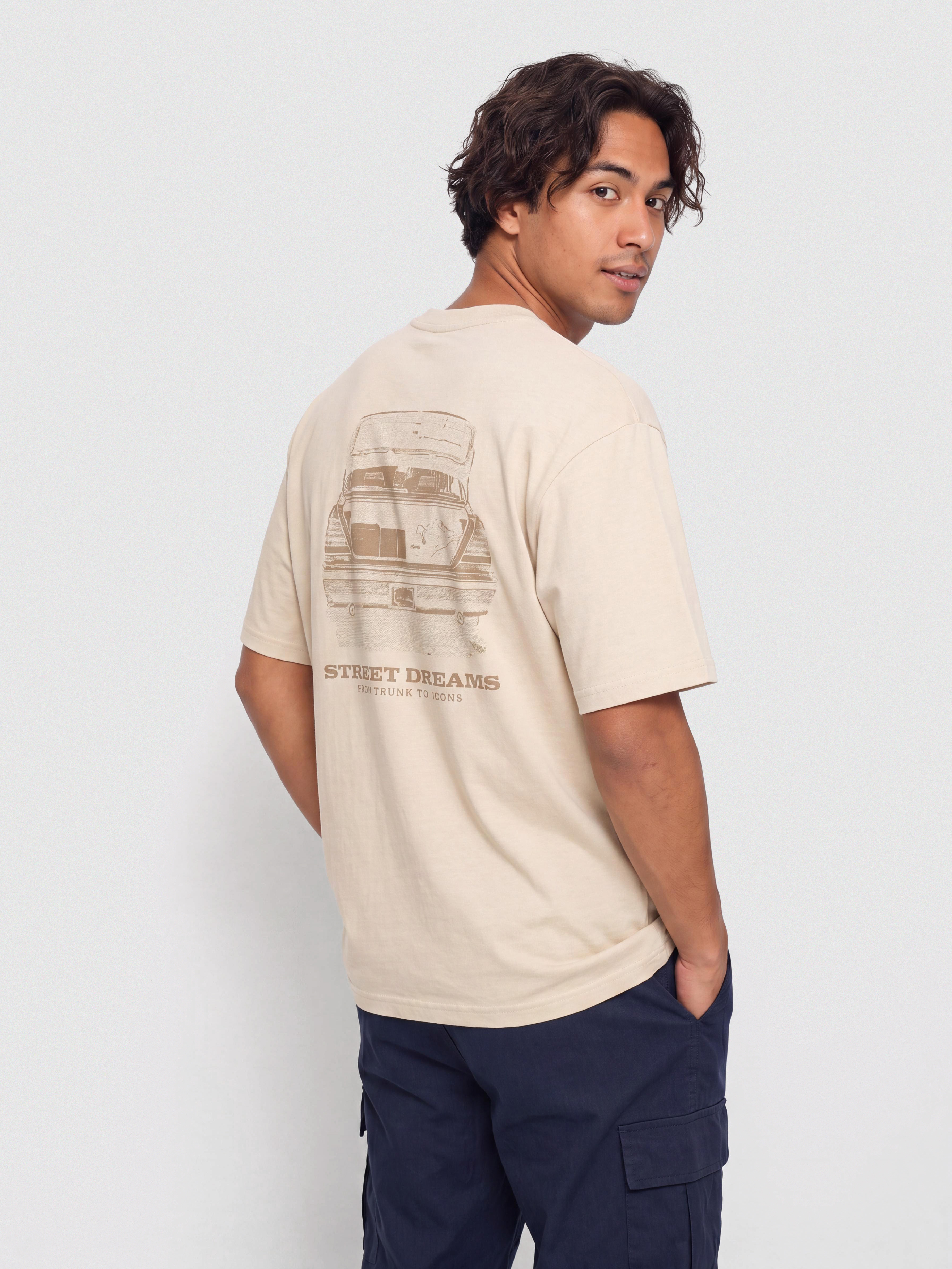 Karl Kani Slogan Boxy Póló (beige)