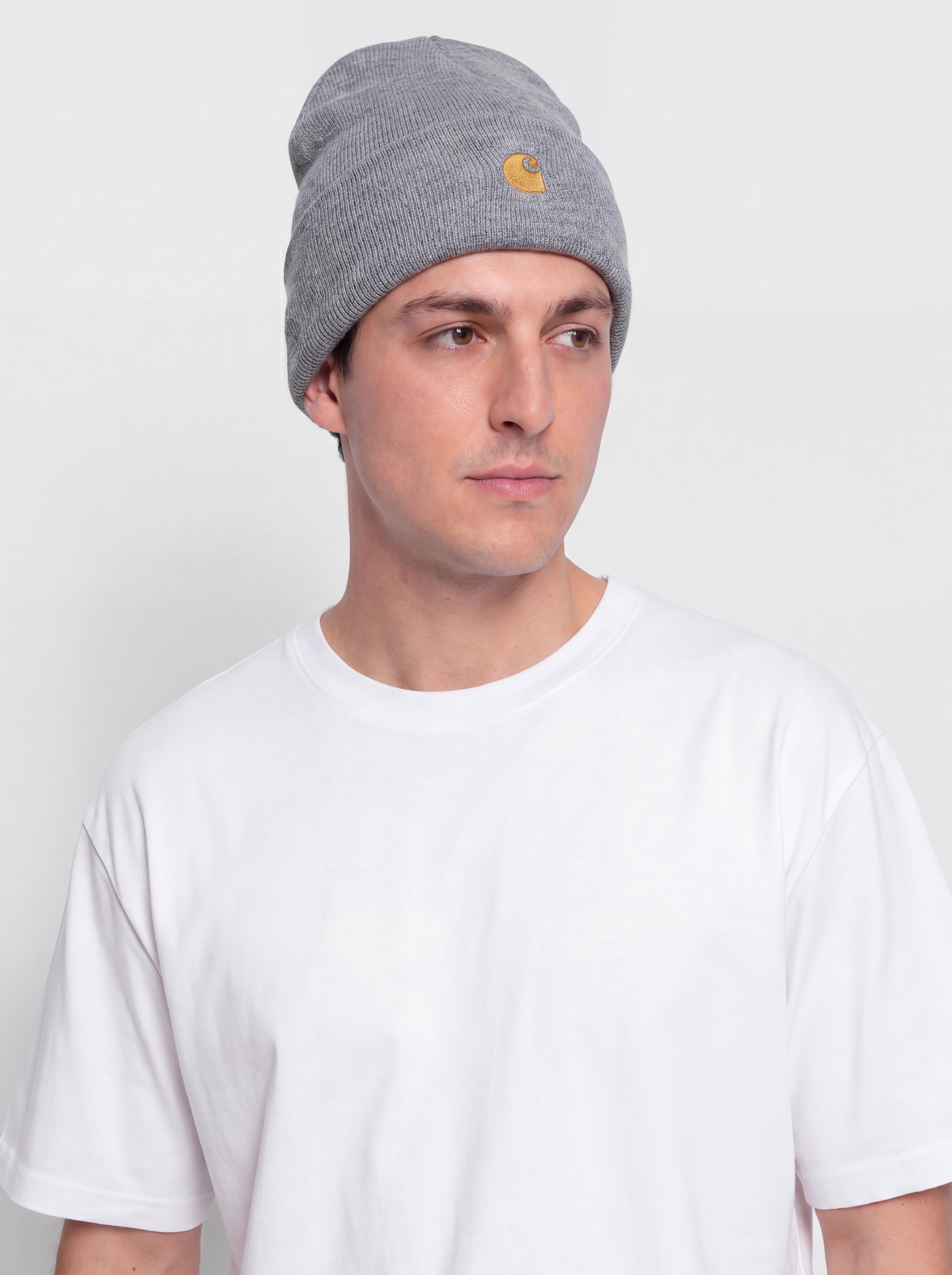 Carhartt WIP Chase Sapka (grey heather/gold)