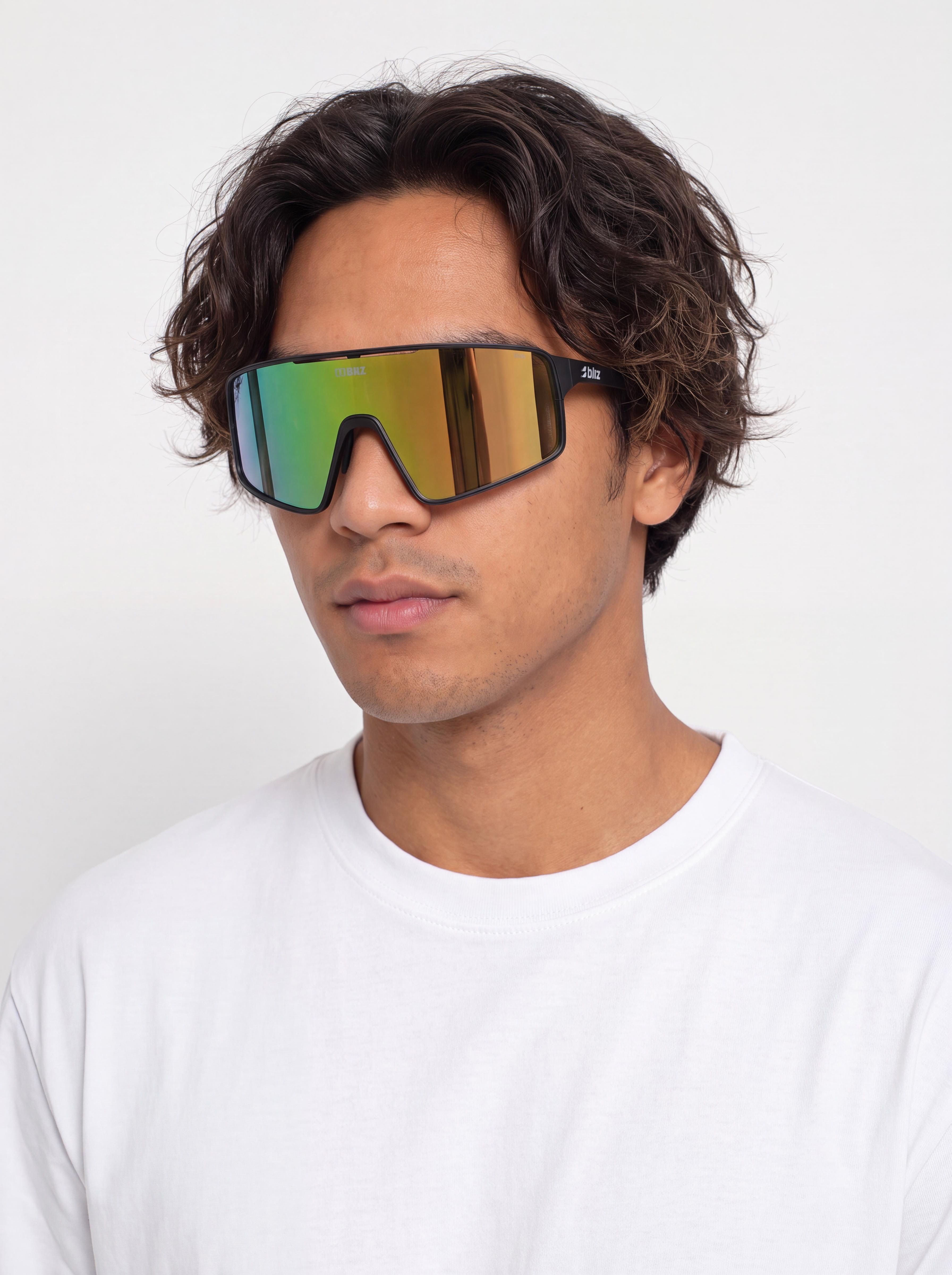 Bliz P001 Napszemüvegek (matt black/brown w green multi)