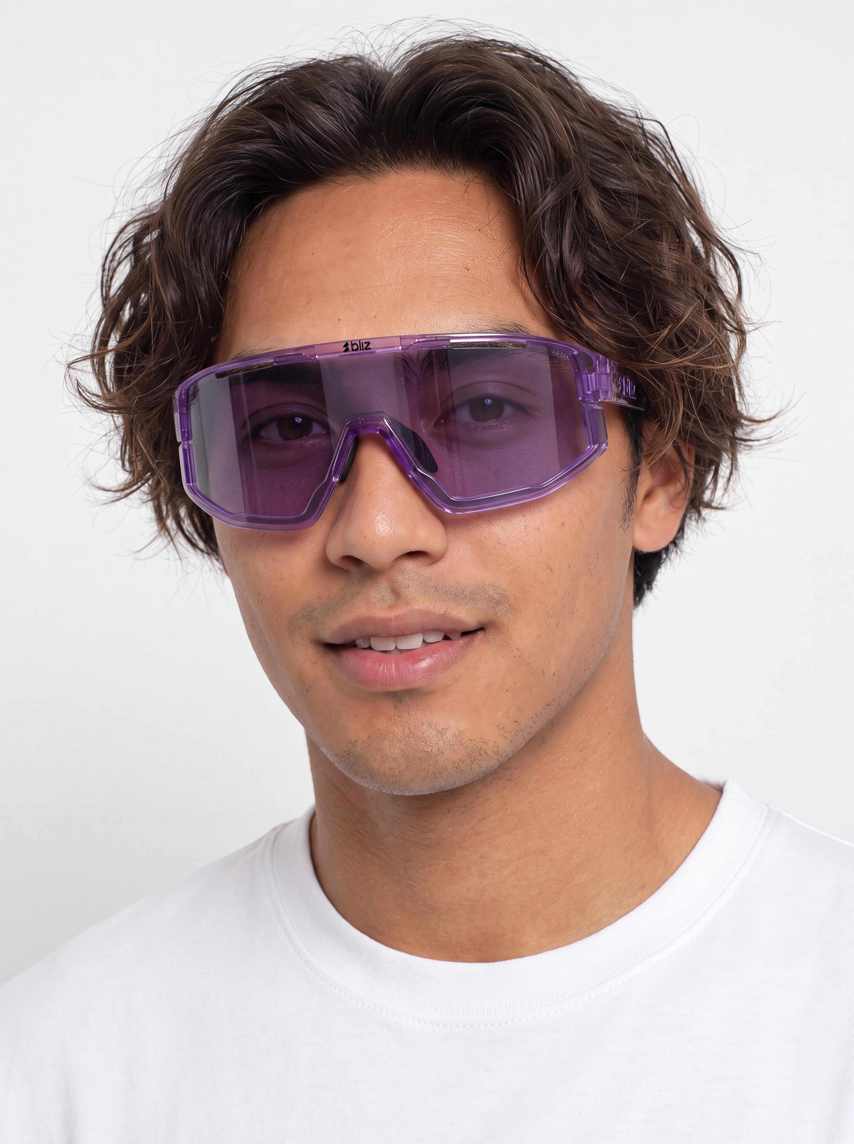 Bliz Matrix Napszemüvegek (transparant purple/smoke w purple multi)