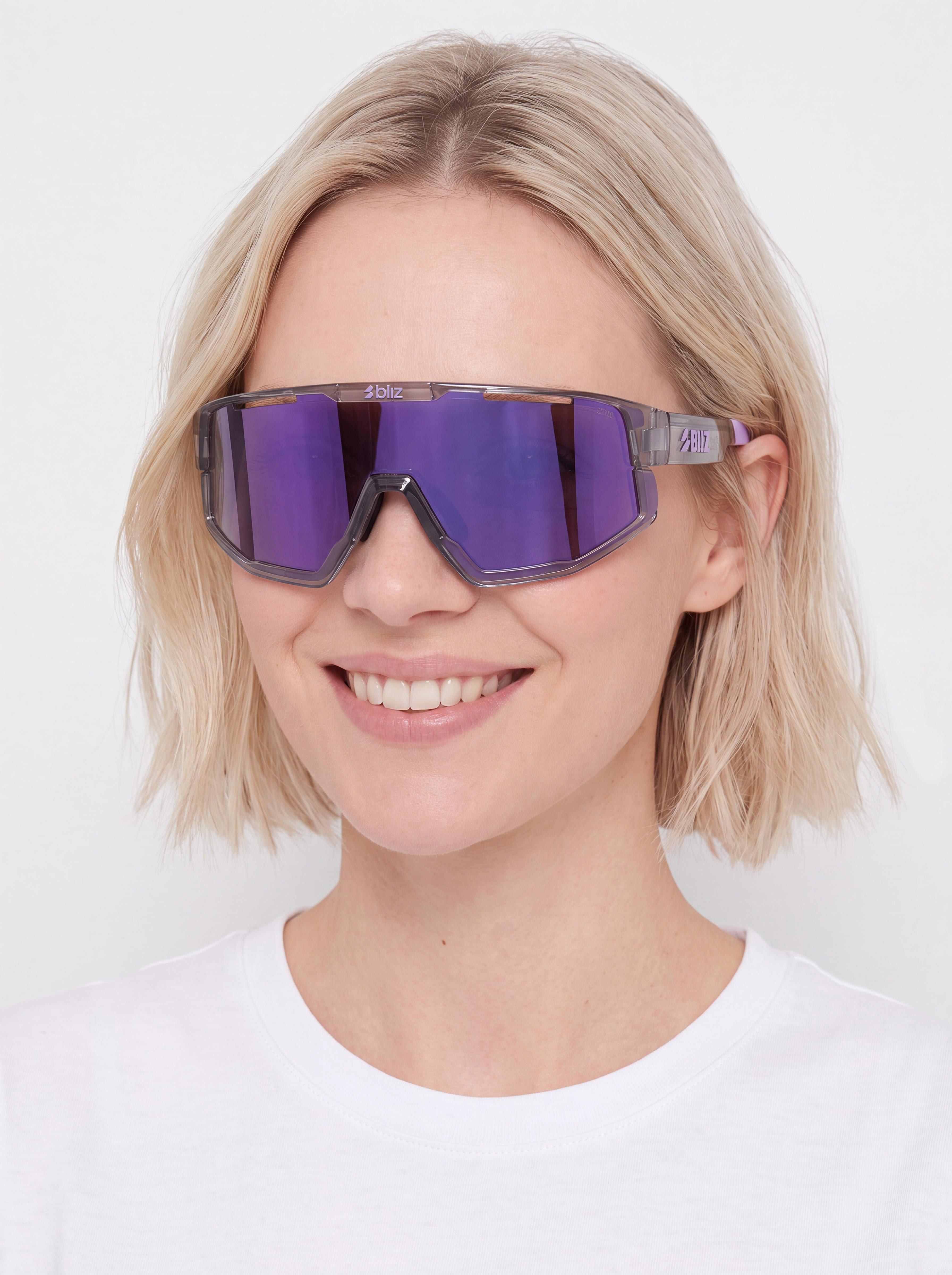 Bliz Fusion Small Napszemüvegek (crystal black/grey w putple multi)