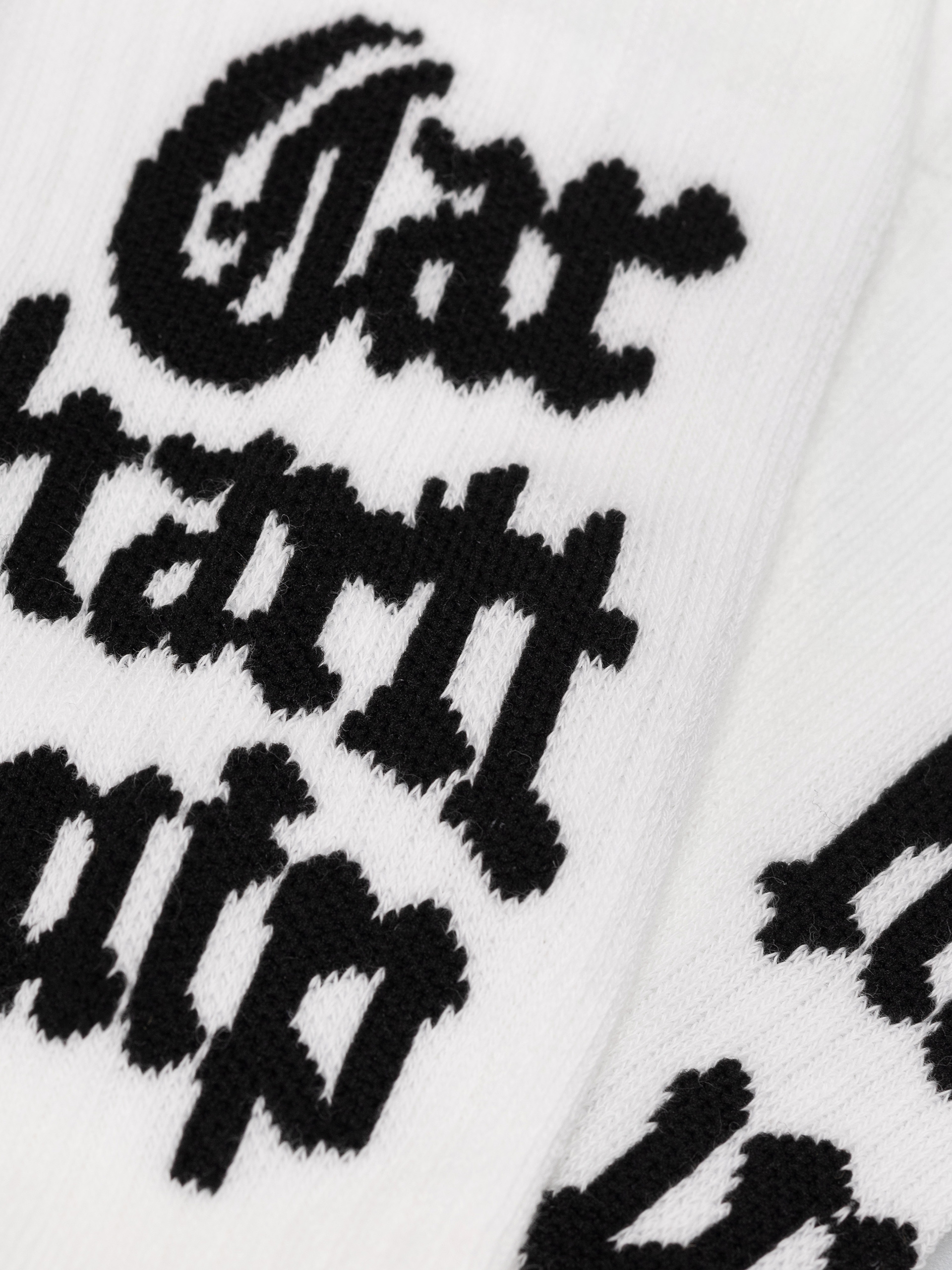 Zokni Carhartt WIP Blackletter Wmn (white)
