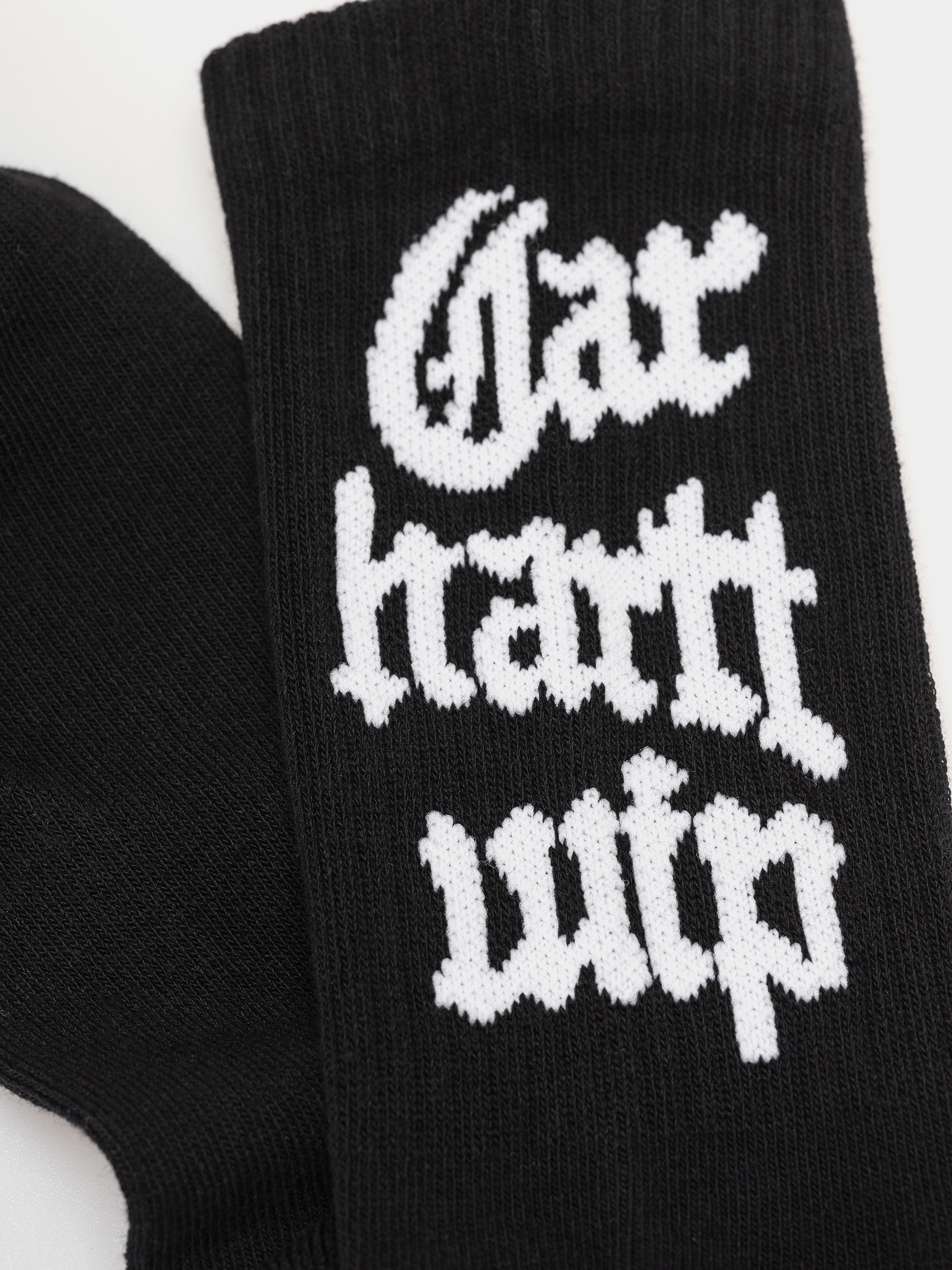 Zokni Carhartt WIP Blackletter Wmn (black)