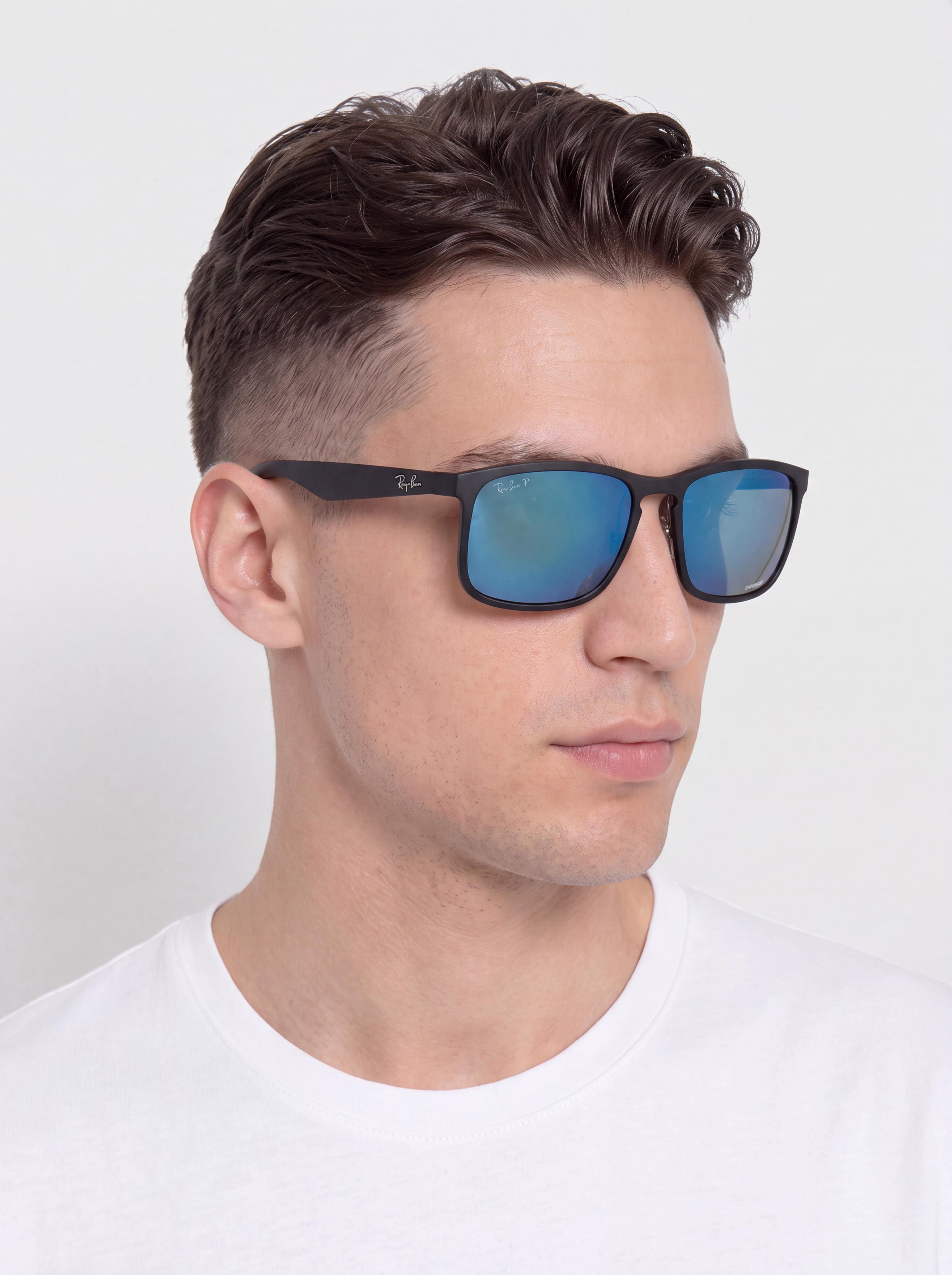 Ray-Ban Rb4264 Polarized Napszemüvegek (matowy czarny/blue polarized)