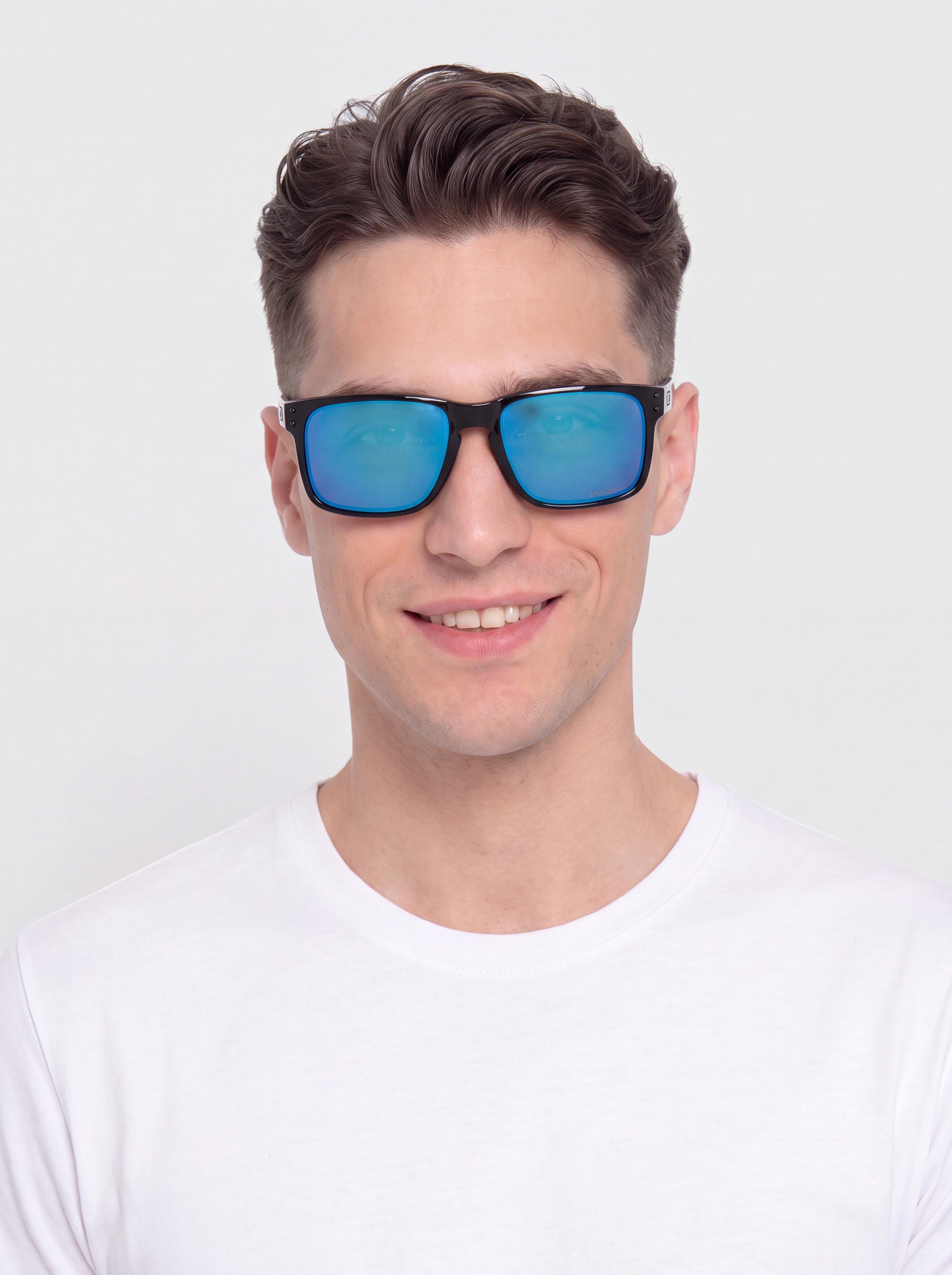 Napszemüvegek Oakley Holbrook (polished black/prizm sapphire iridium)