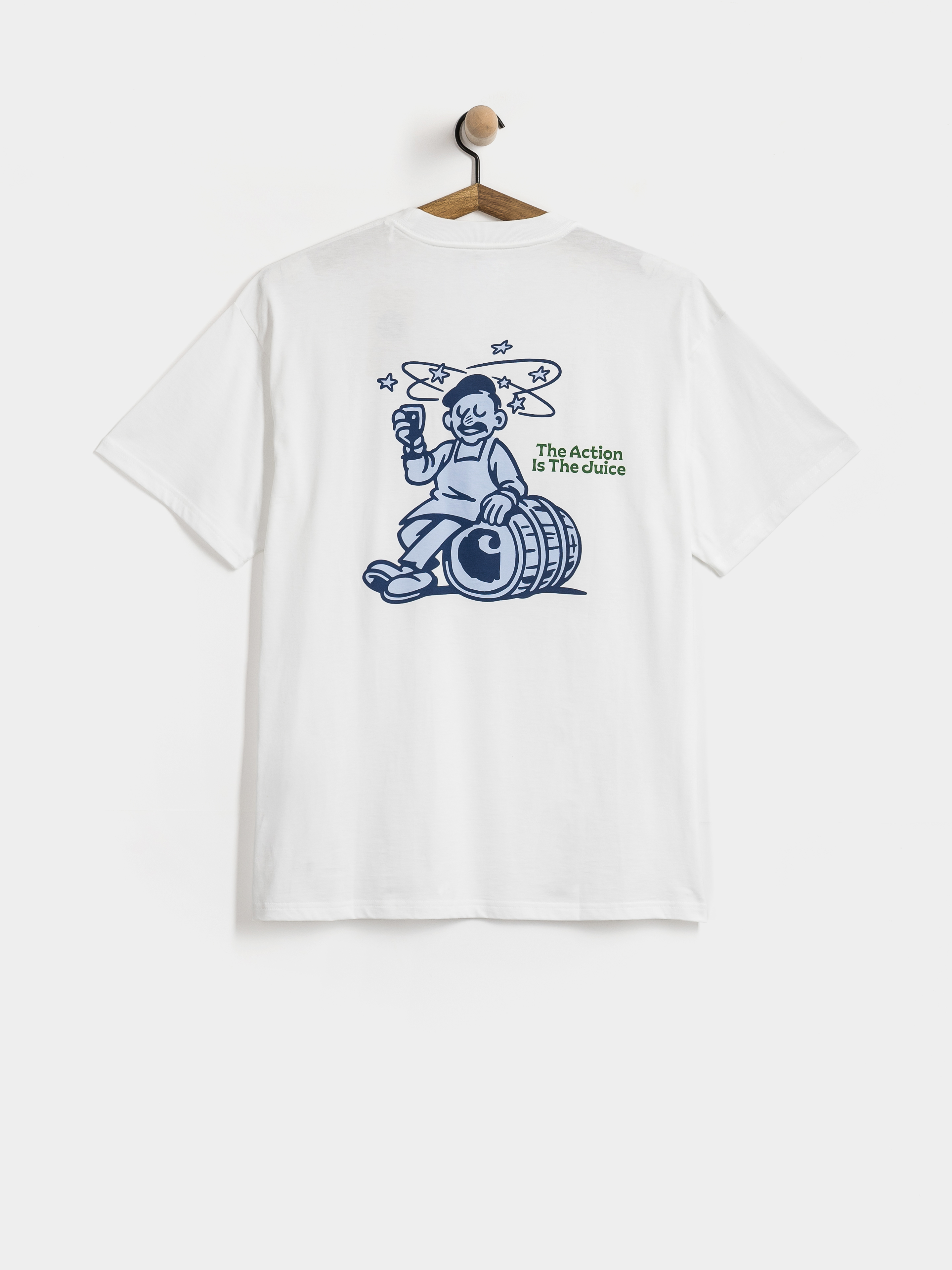Carhartt WIP Grape Picker Pu00f3lu00f3 (white)