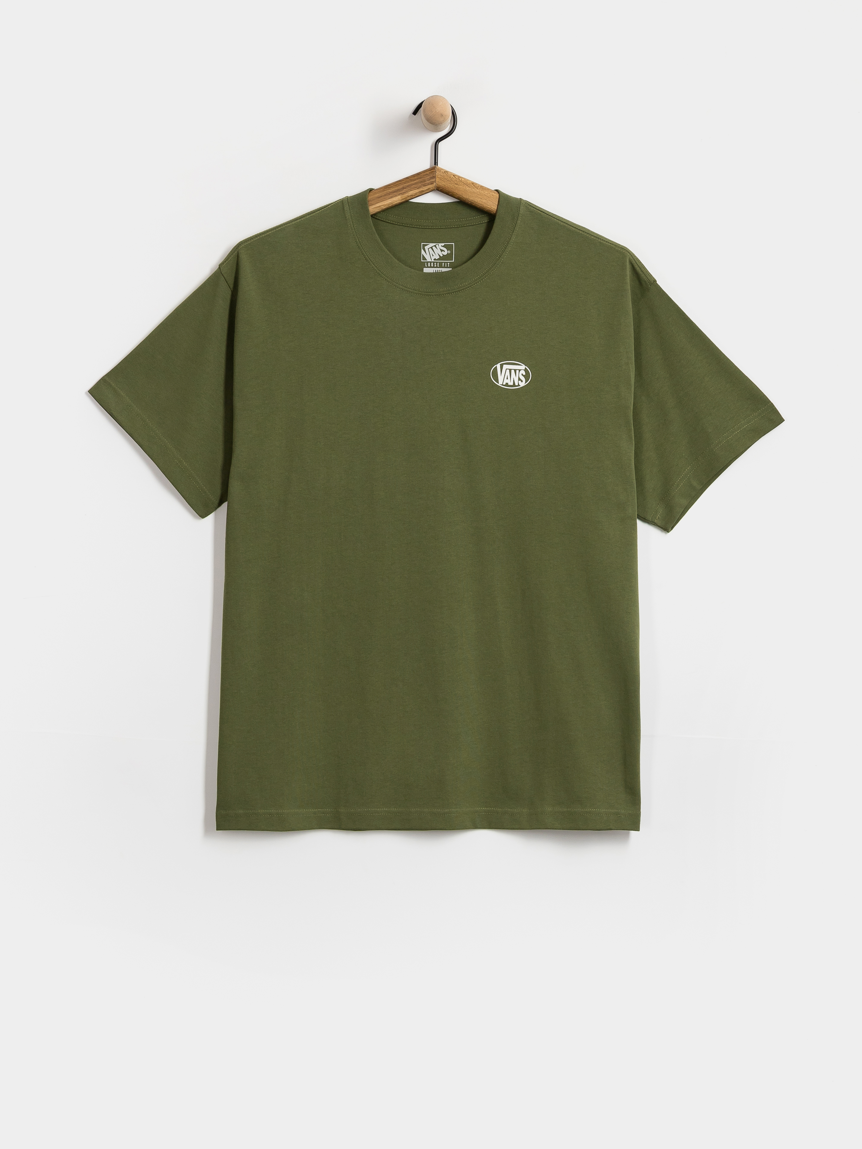Vans Oval Logo Loose Póló (green balsam)