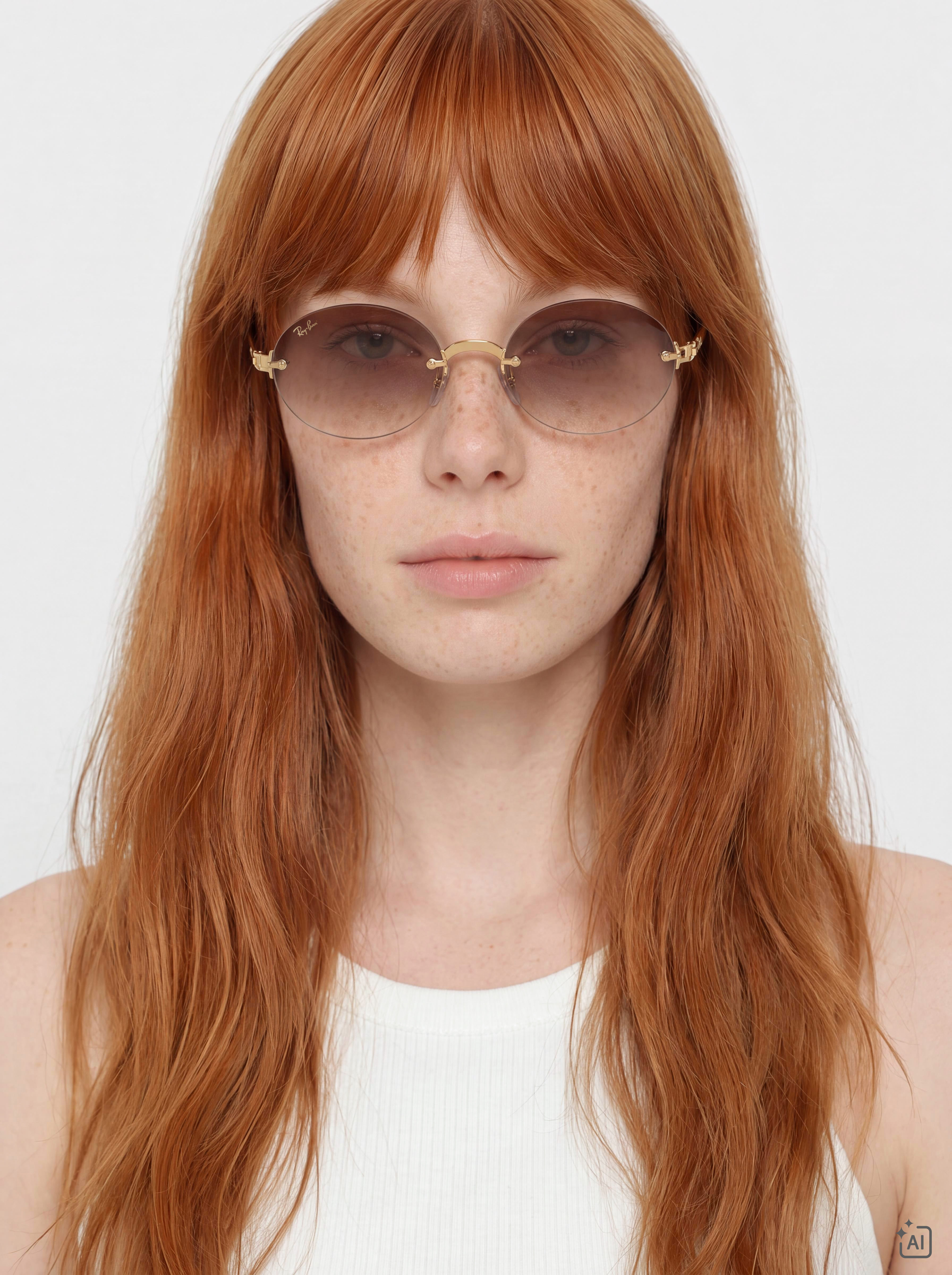 Ray-Ban Rb3929 By A$Ap Rocky Napszemüvegek (polerowany złoto arista/przezroczysty ciemnopurpurowy gradalny)