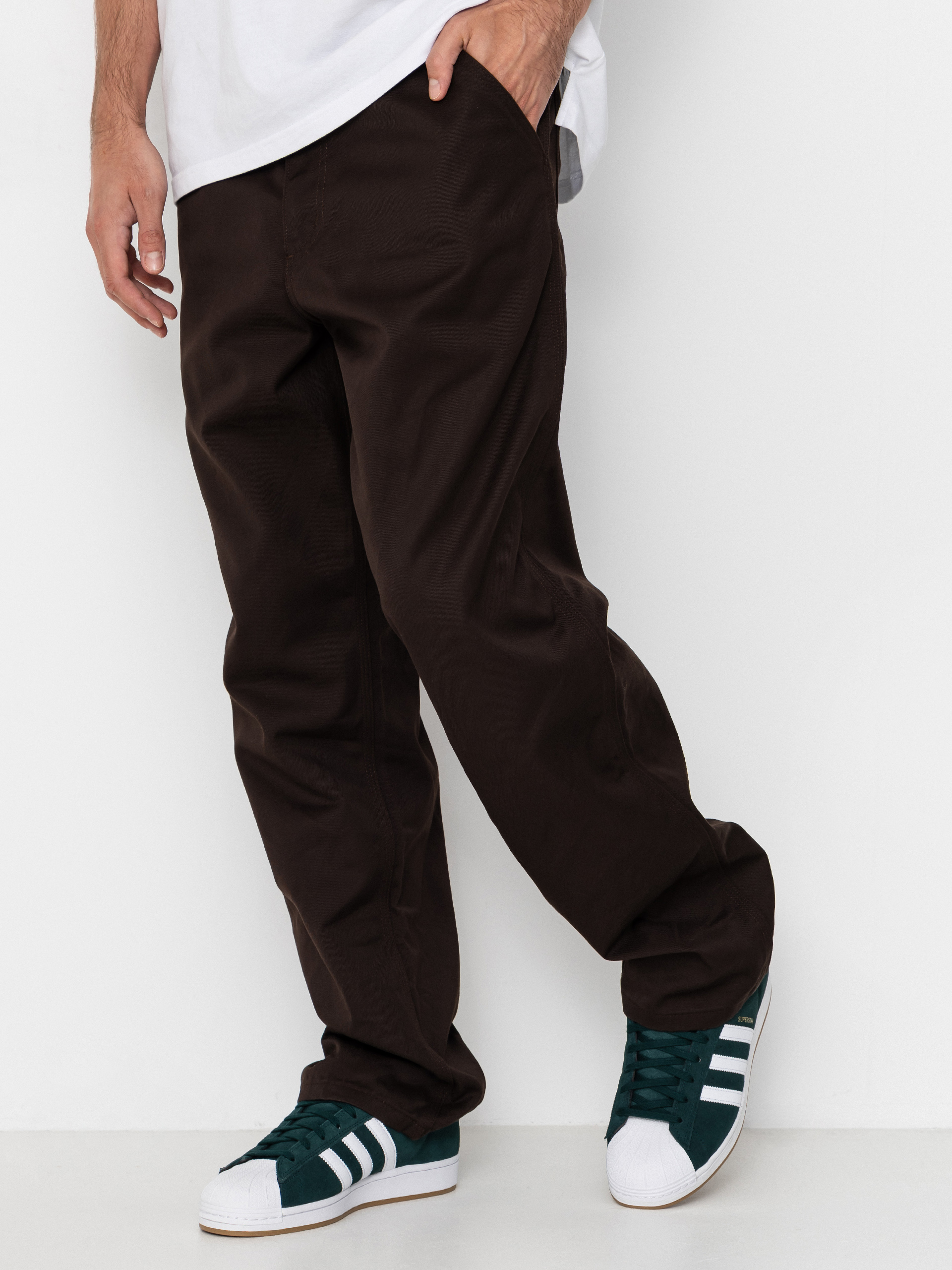 Kisnadrág Carhartt WIP Simple (tobacco)