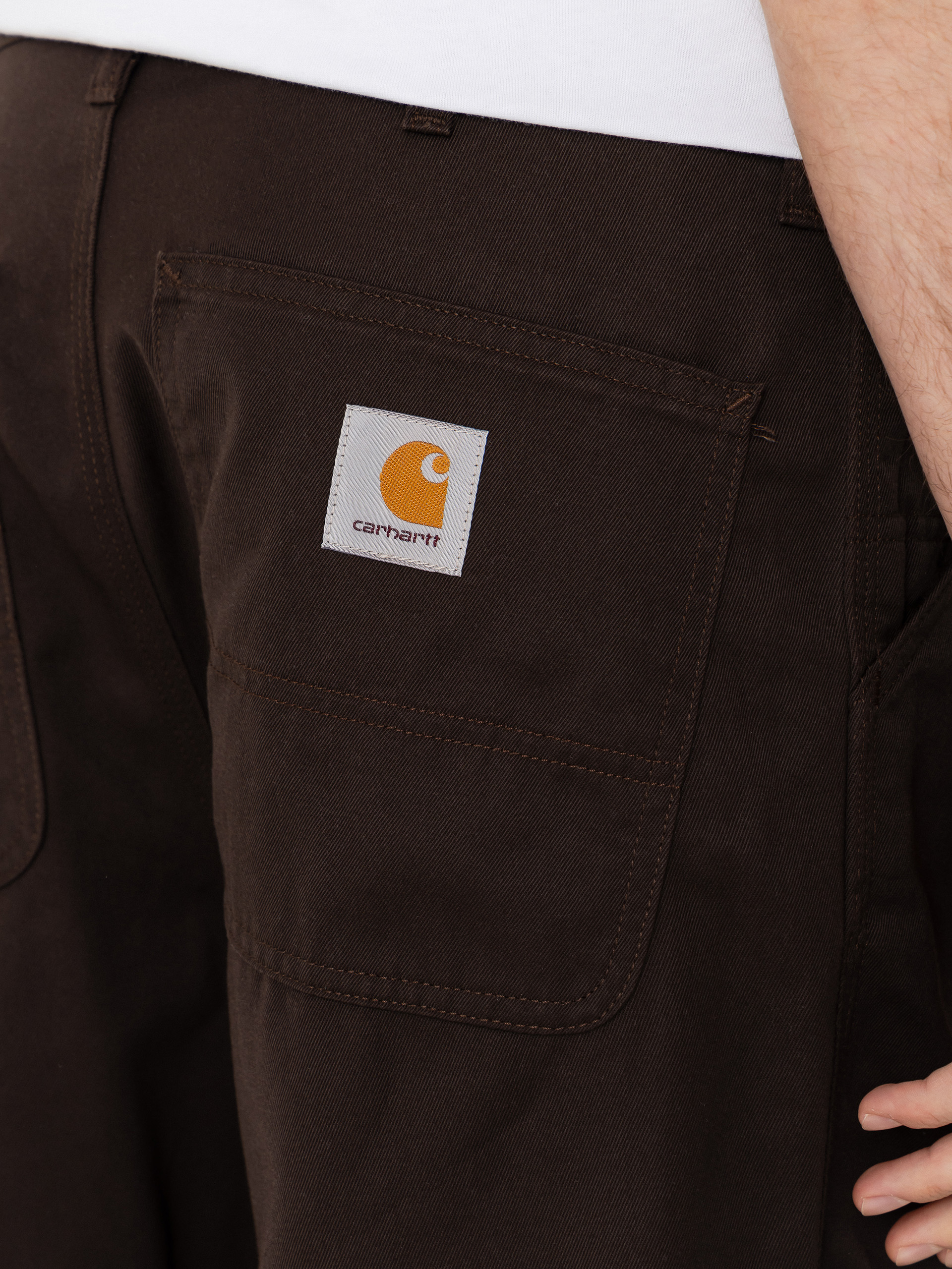 Kisnadrág Carhartt WIP Simple (tobacco)