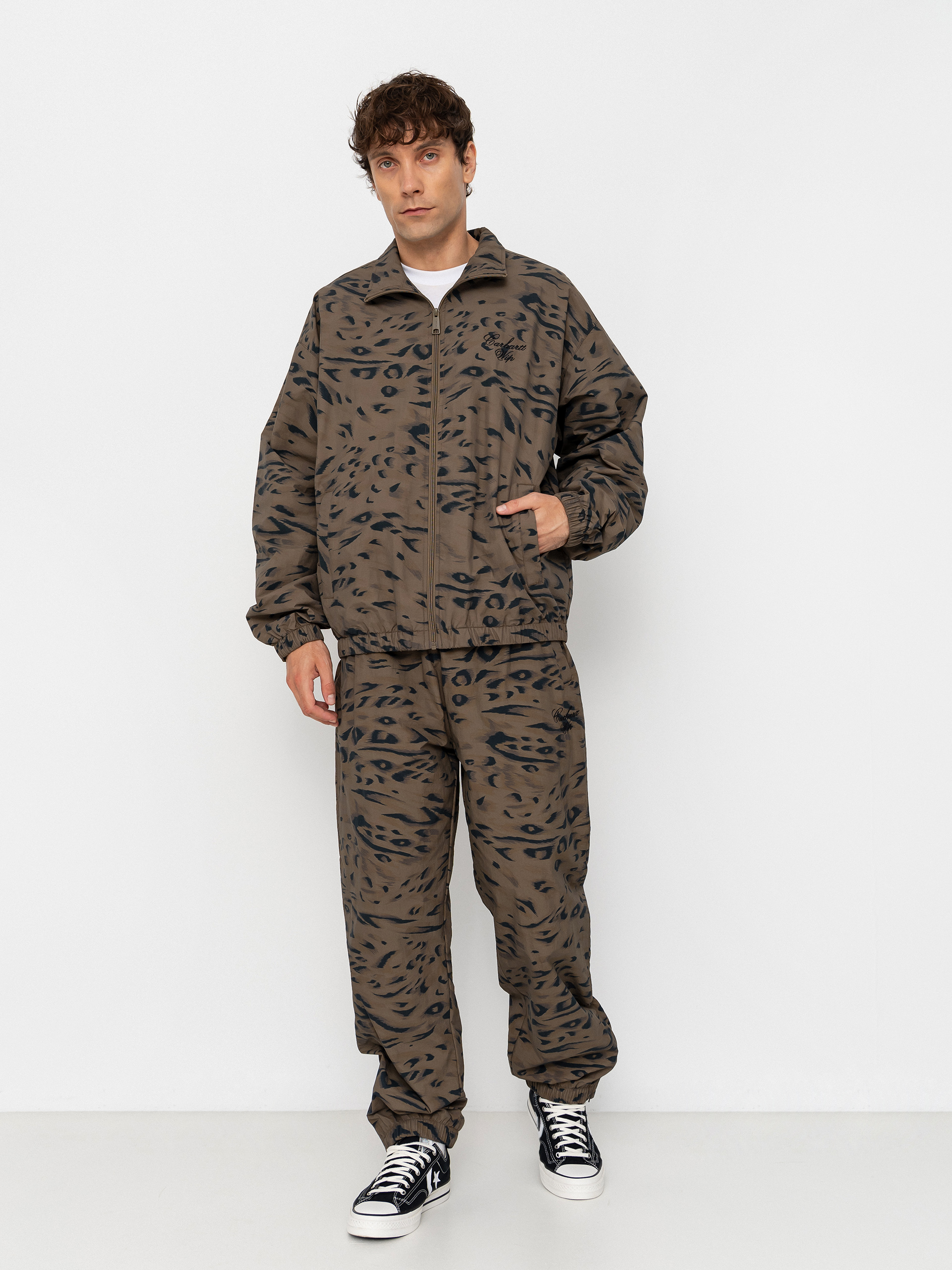 Dzseki Carhartt WIP Travon (duck feather print cypress/black)