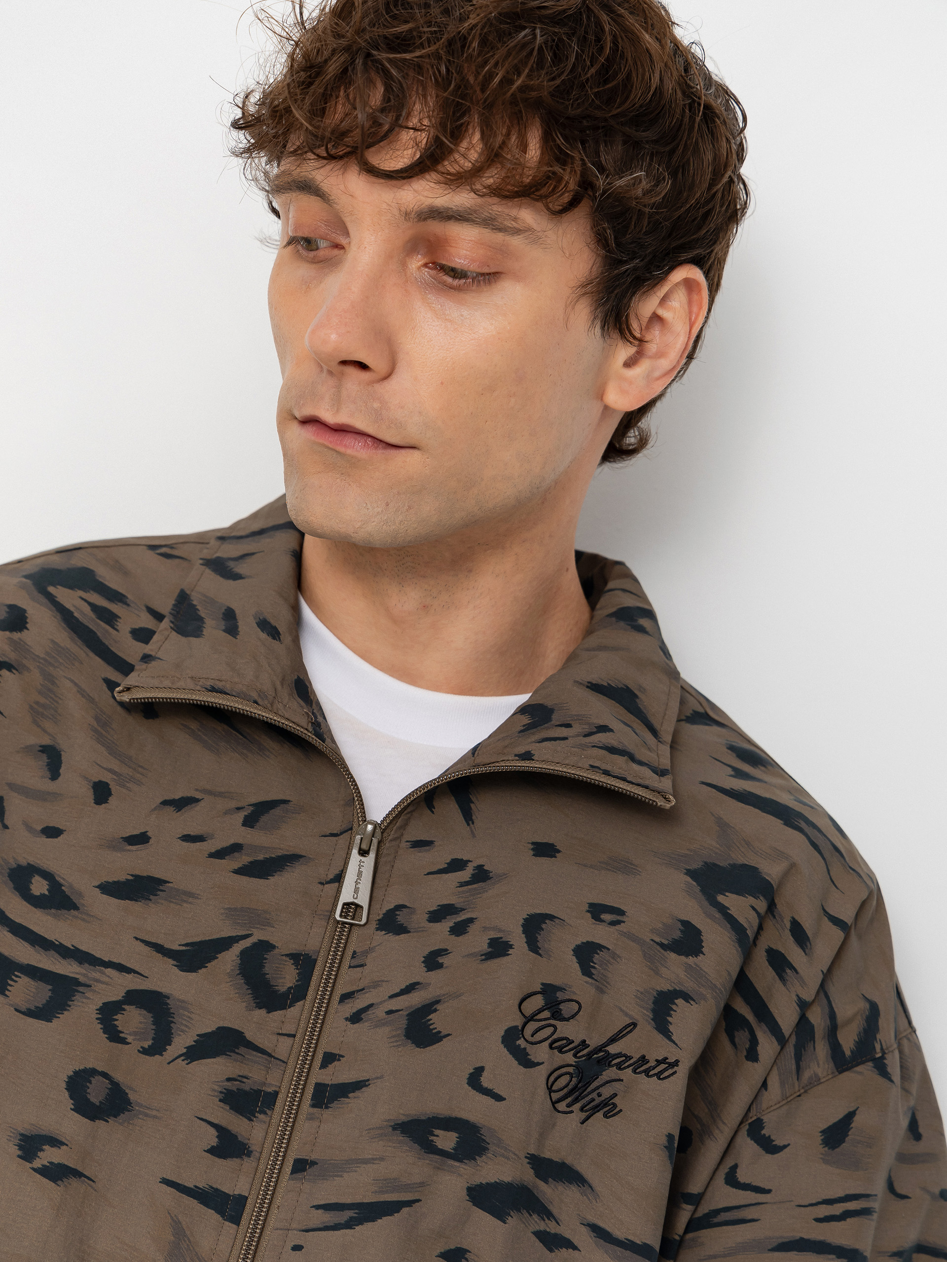 Dzseki Carhartt WIP Travon (duck feather print cypress/black)