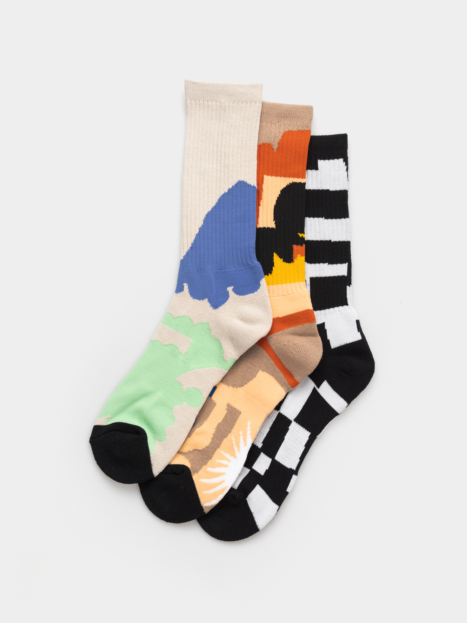 Zokni Volcom Print Mixer 3Pk