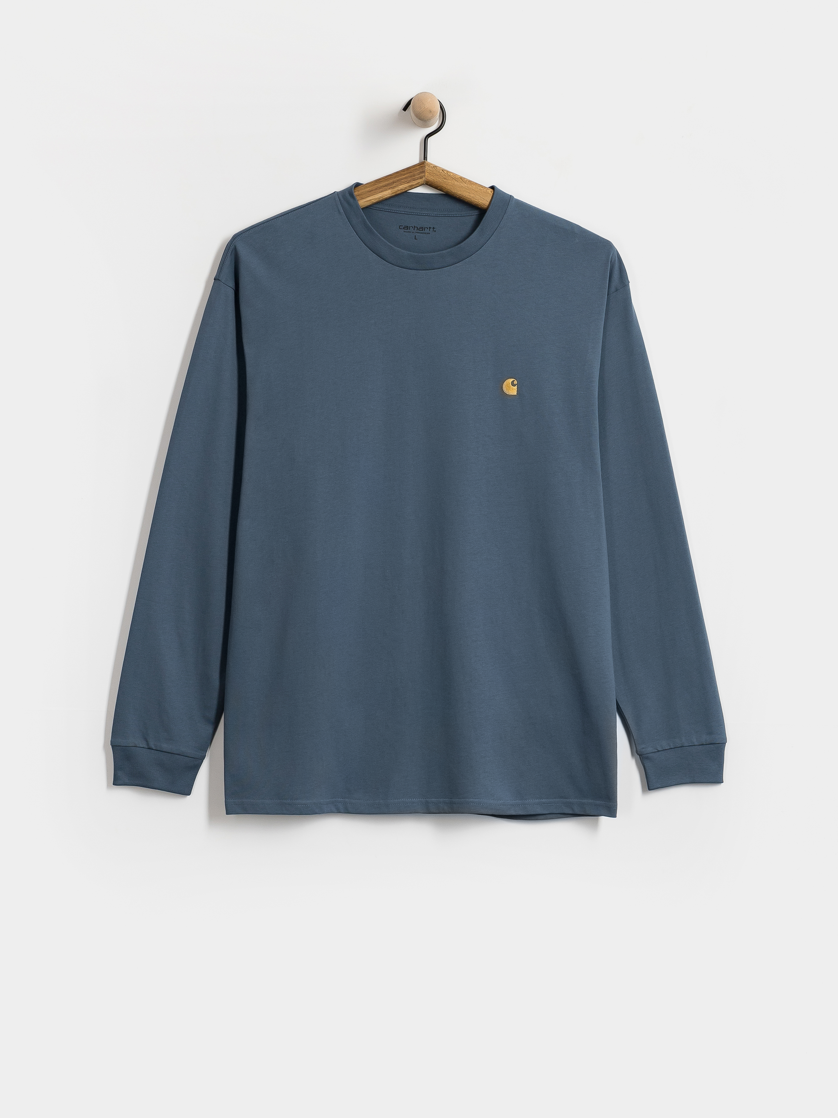 Carhartt WIP Chase Hosszu00fa ujju00fa felsu0151 (icesheet/gold)