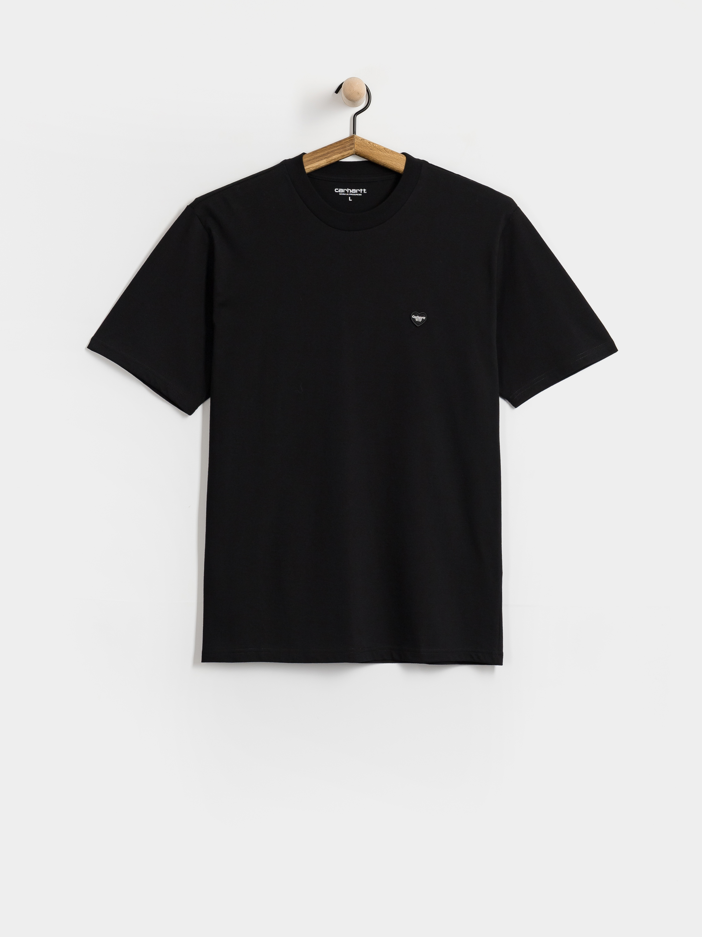 Carhartt WIP Small Heart Pu00f3lu00f3 (black/black)