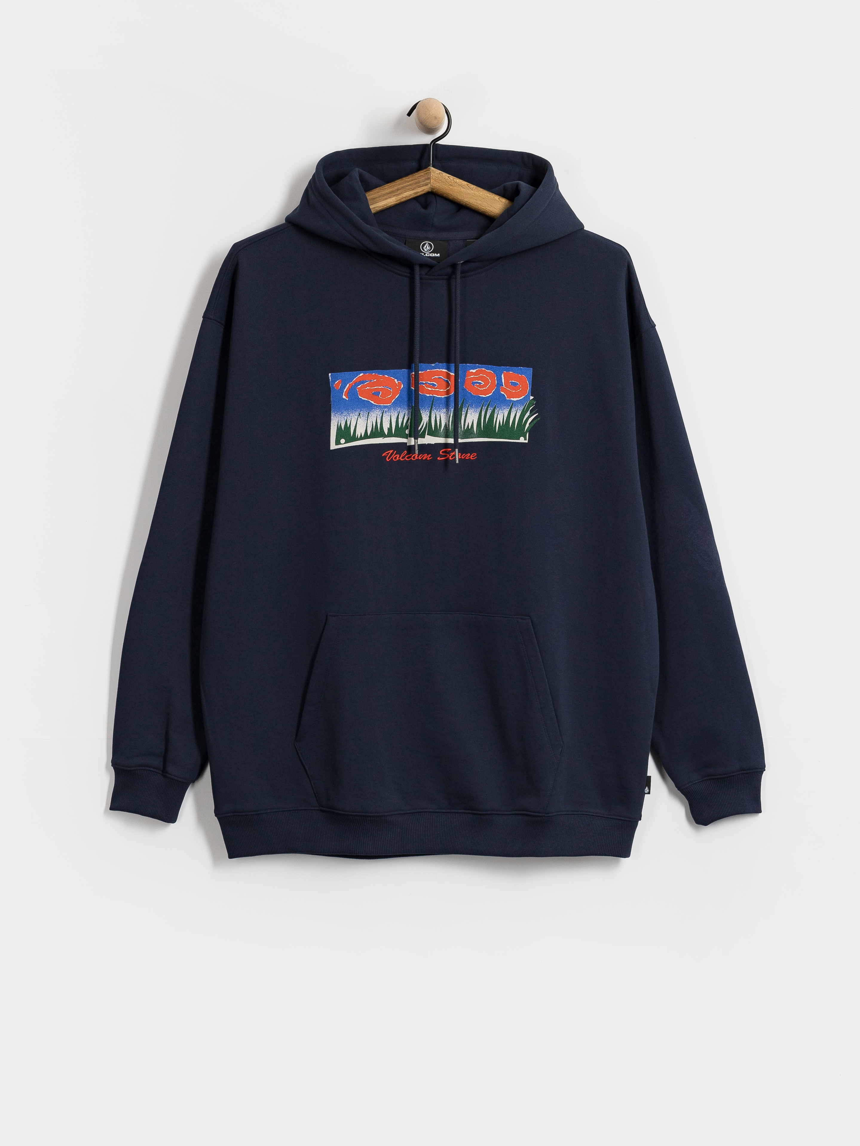 Kapucnis pulóver Volcom Fa Carrau HD (marine)